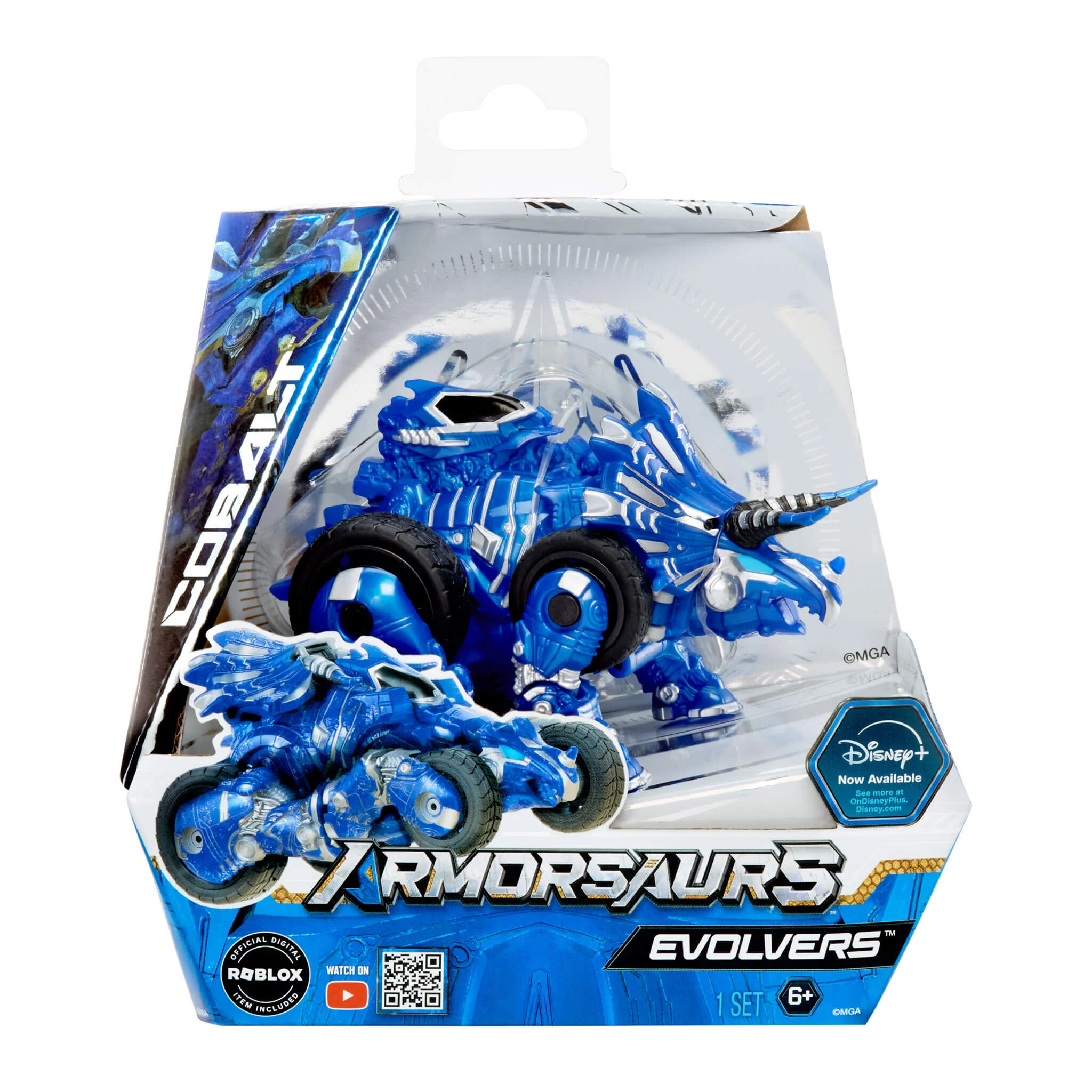 Armorsaurs Evolver Cobalt Transforming Dinosaur to Vehicle - Image 9