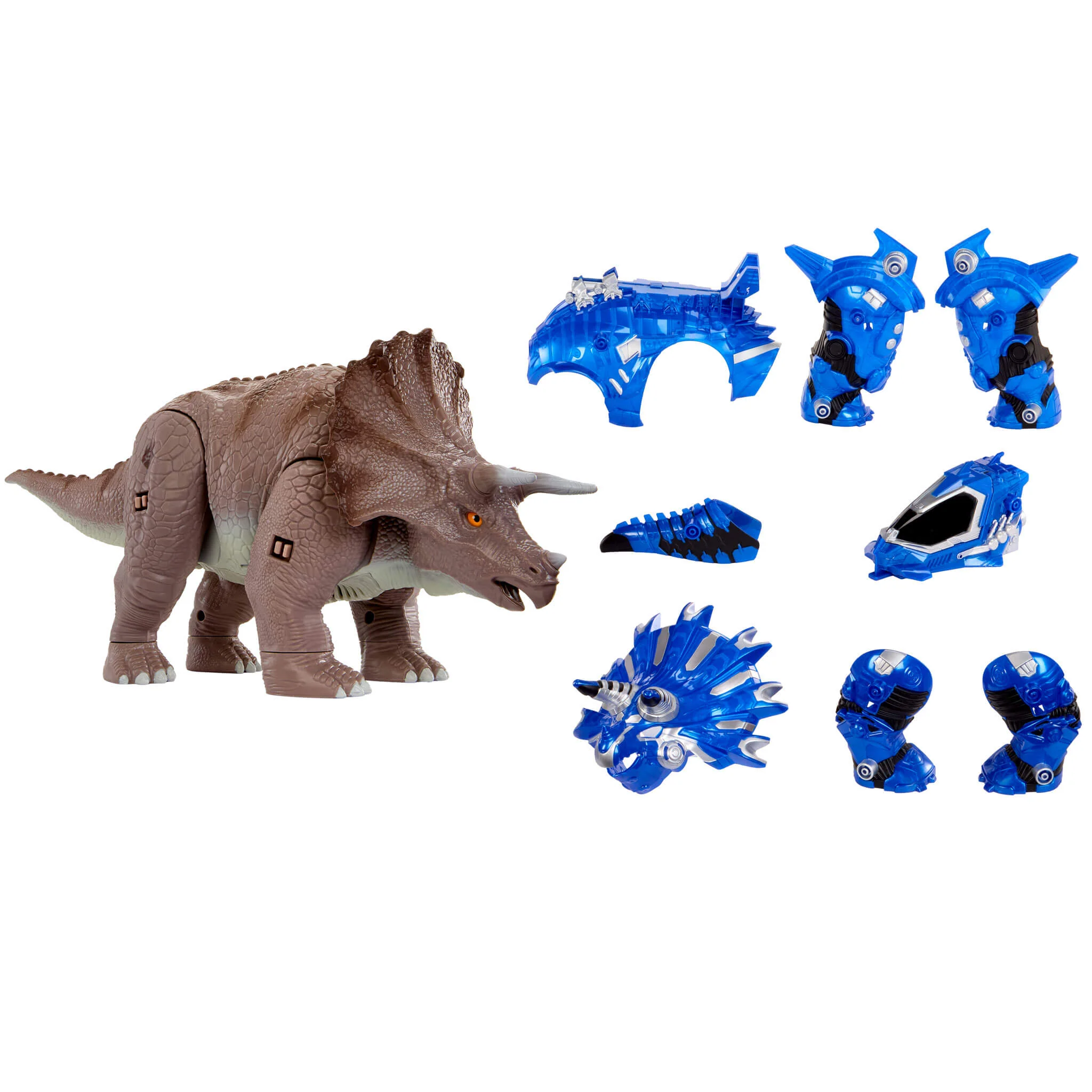 Armorsaurs Armor-Up Triceratops Dinosaur Cobalt Toy Figure - Image 7