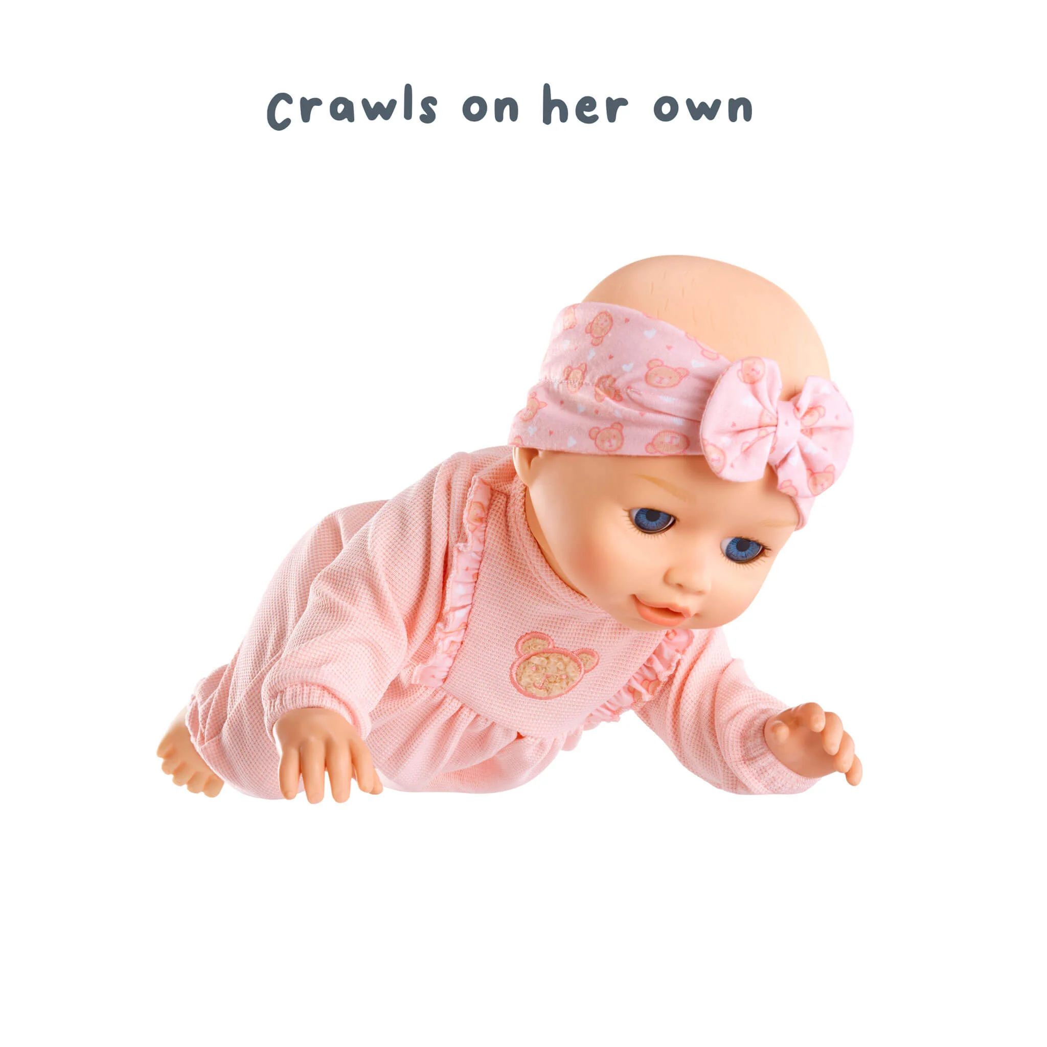 BABY born Learn to Walk Baby Doll Annabell with Blue Eyes and Realistic Features - Image 3