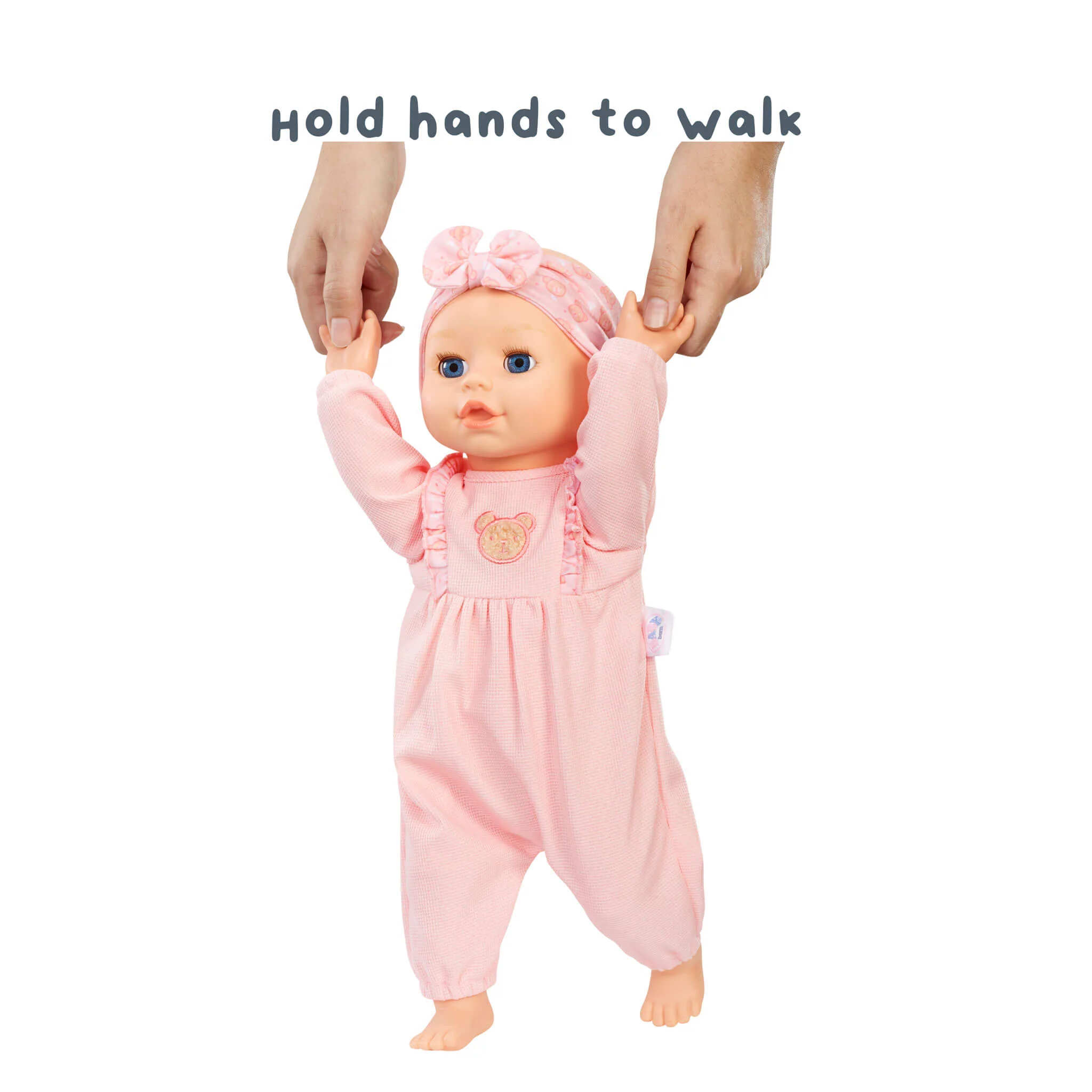 BABY born Learn to Walk Baby Doll Annabell with Blue Eyes and Realistic Features - Image 4