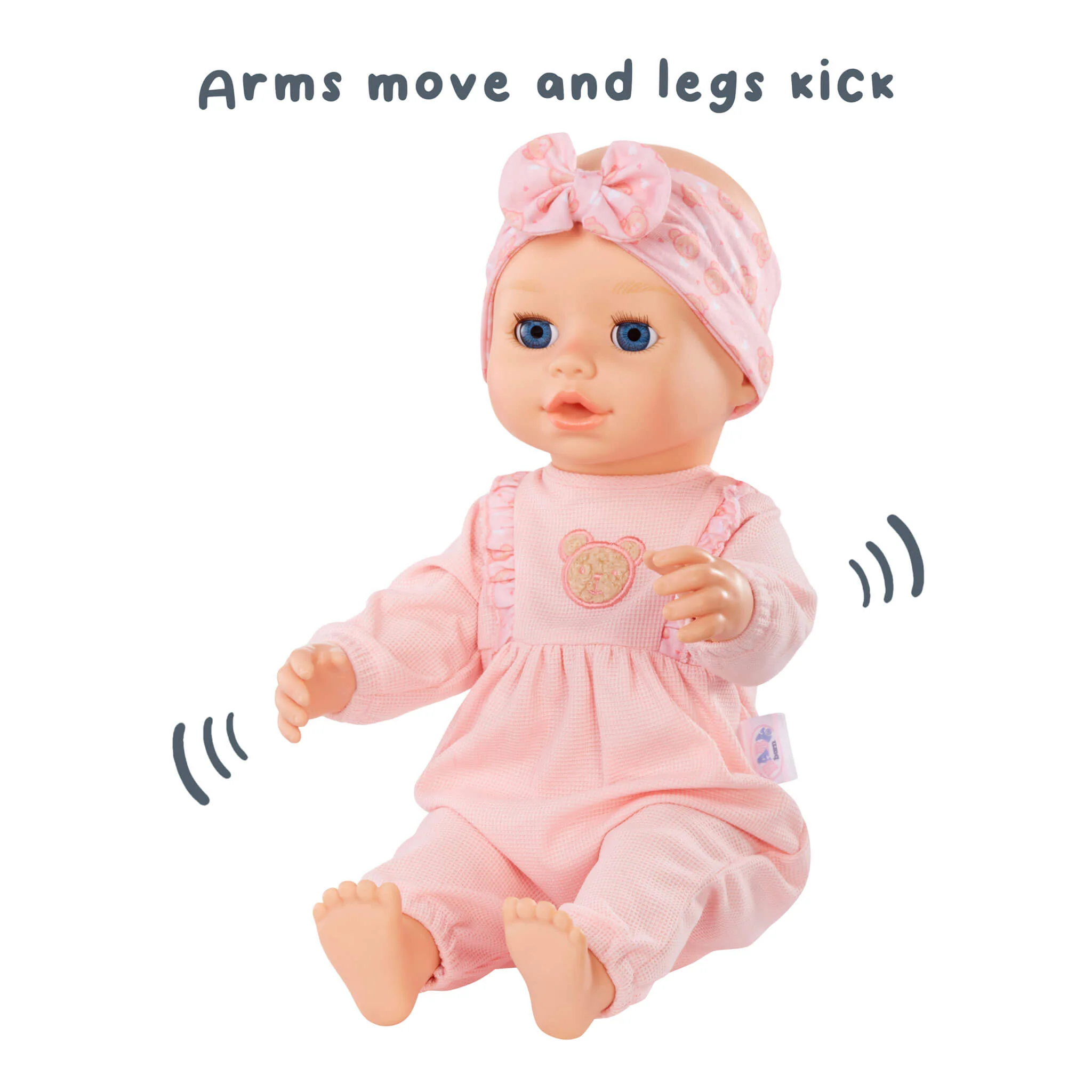 BABY born Learn to Walk Baby Doll Annabell with Blue Eyes and Realistic Features - Image 5