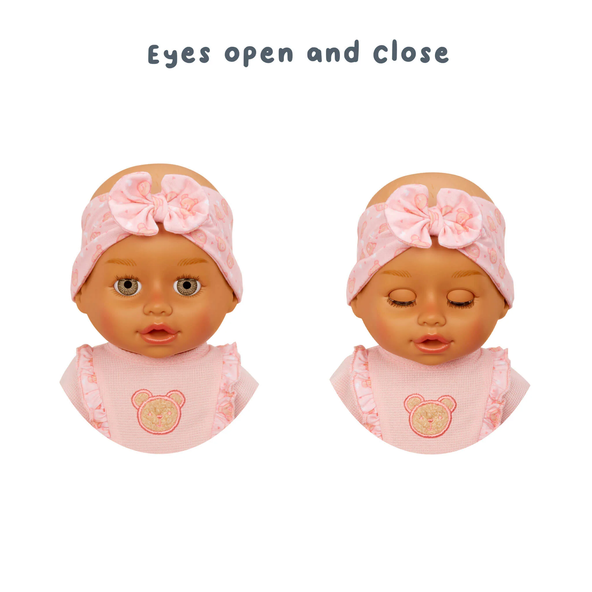 BABY born Learn to Walk Baby Doll Olivia with Gray-Green Eyes and Realistic Features - Image 7