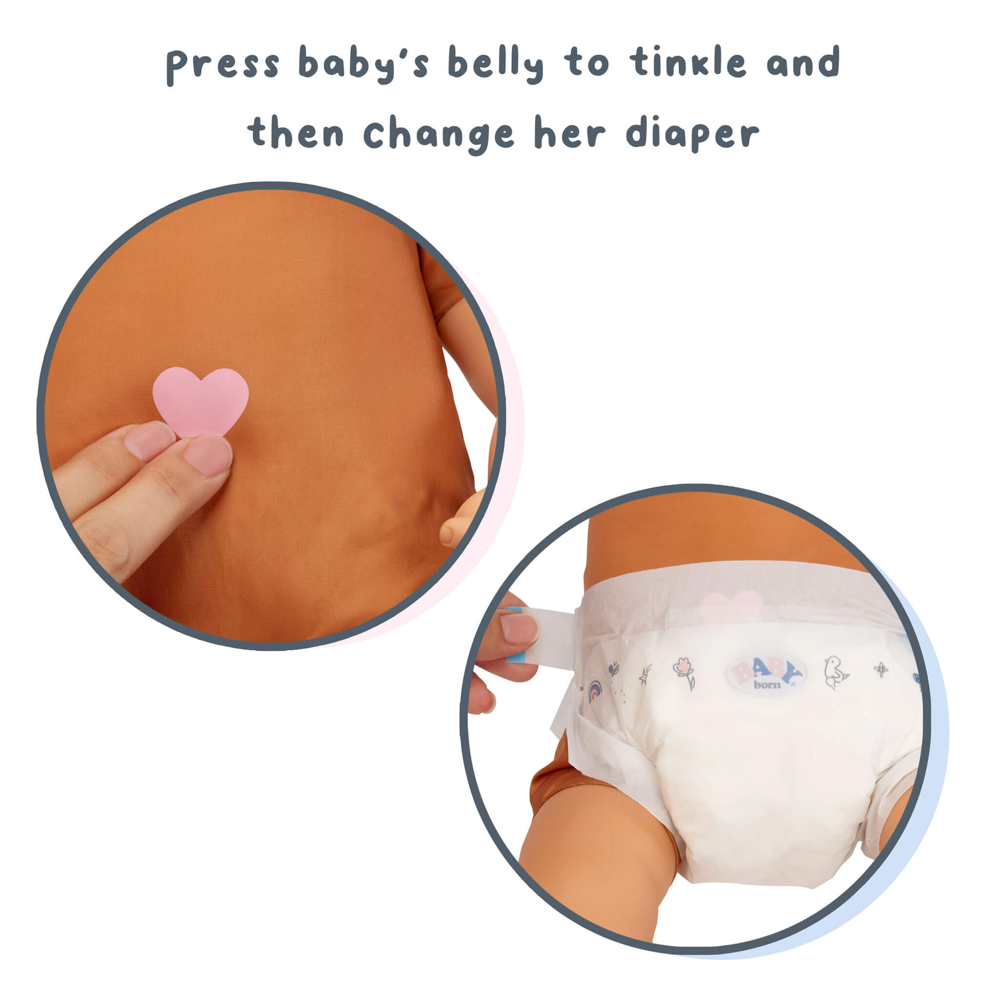 BABY born My Real Baby Doll Ava - Realistic Soft-Bodied Baby Doll - Image 7