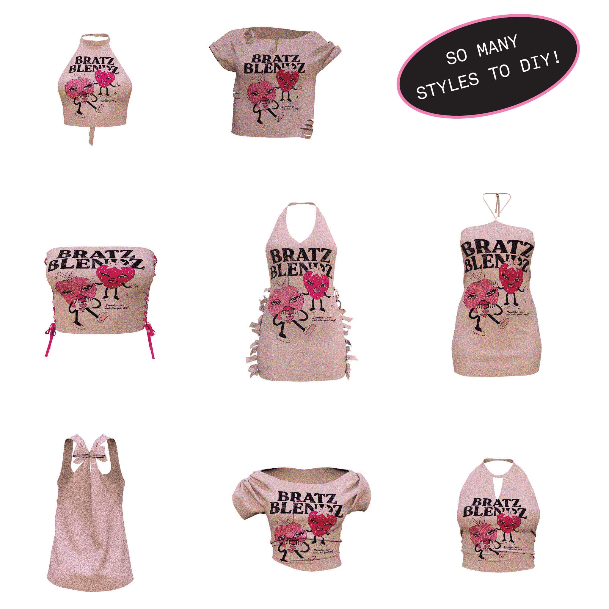 Bratz Stylin' Cloe Fashion Doll with Customizable T-Shirt for You and Accessories - Image 6