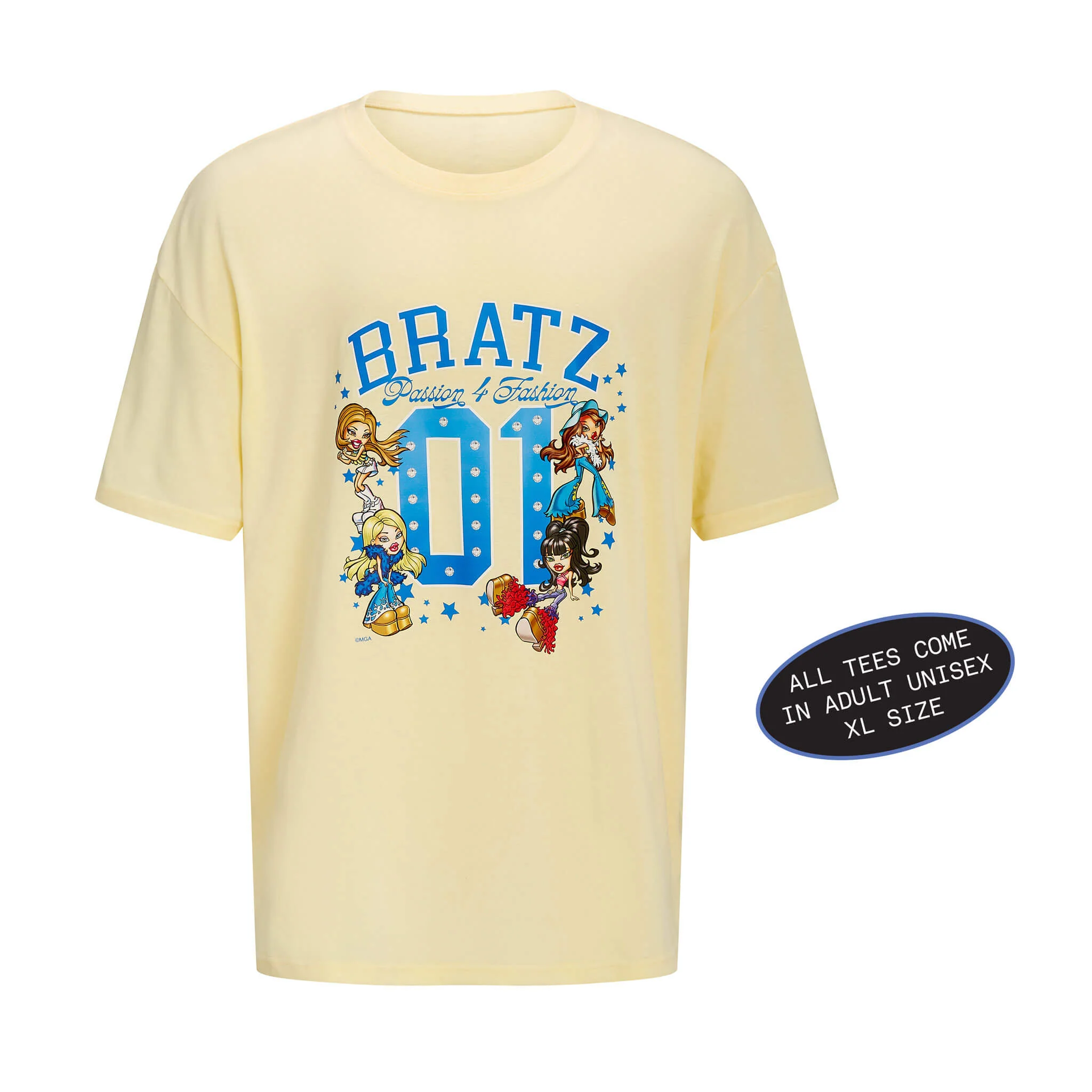 Bratz Stylin' Sasha Fashion Doll with Customizable T-Shirt for You and Accessories - Image 3