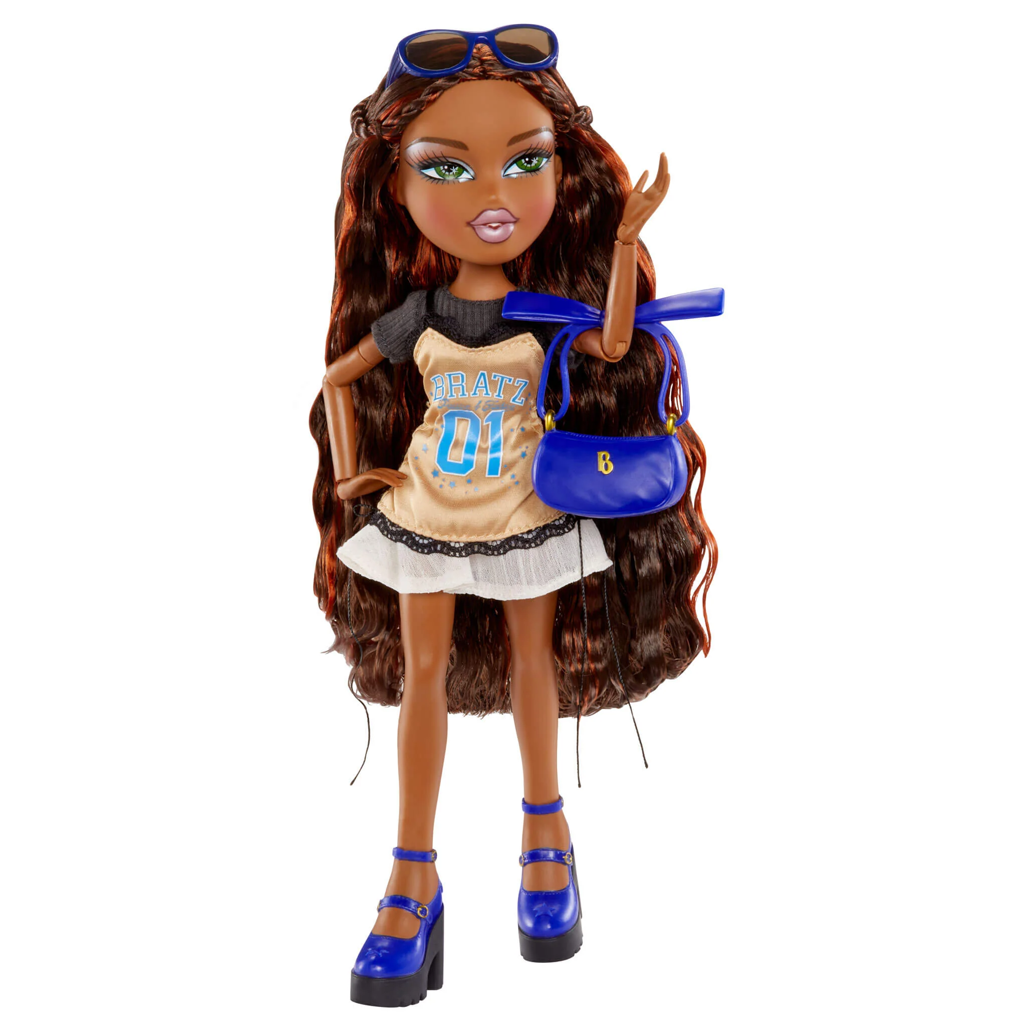 Bratz Stylin' Sasha Fashion Doll with Customizable T-Shirt for You and Accessories - Image 4