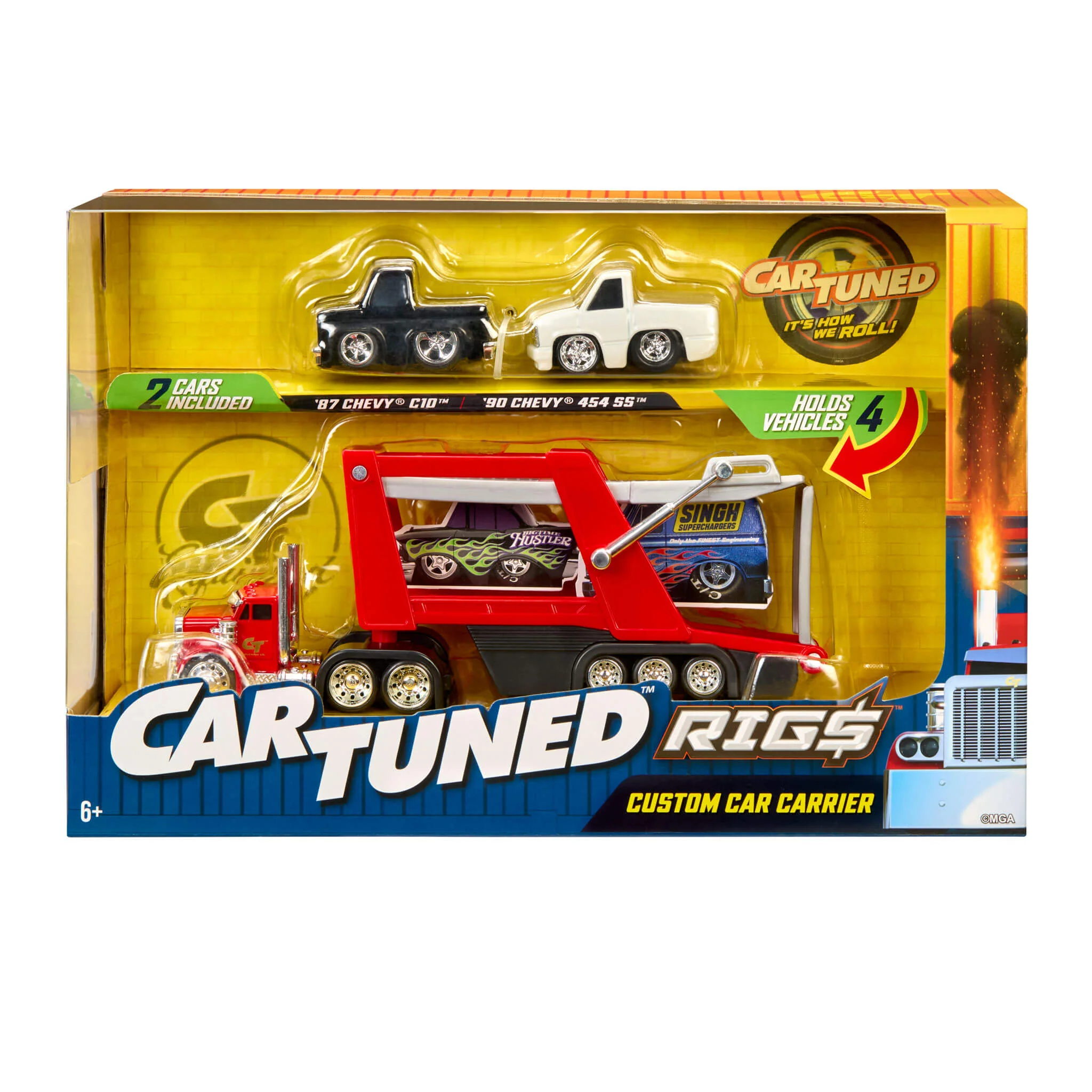 CarTuned Rig$ Car Carrier With 2 GM Cars - Image 7
