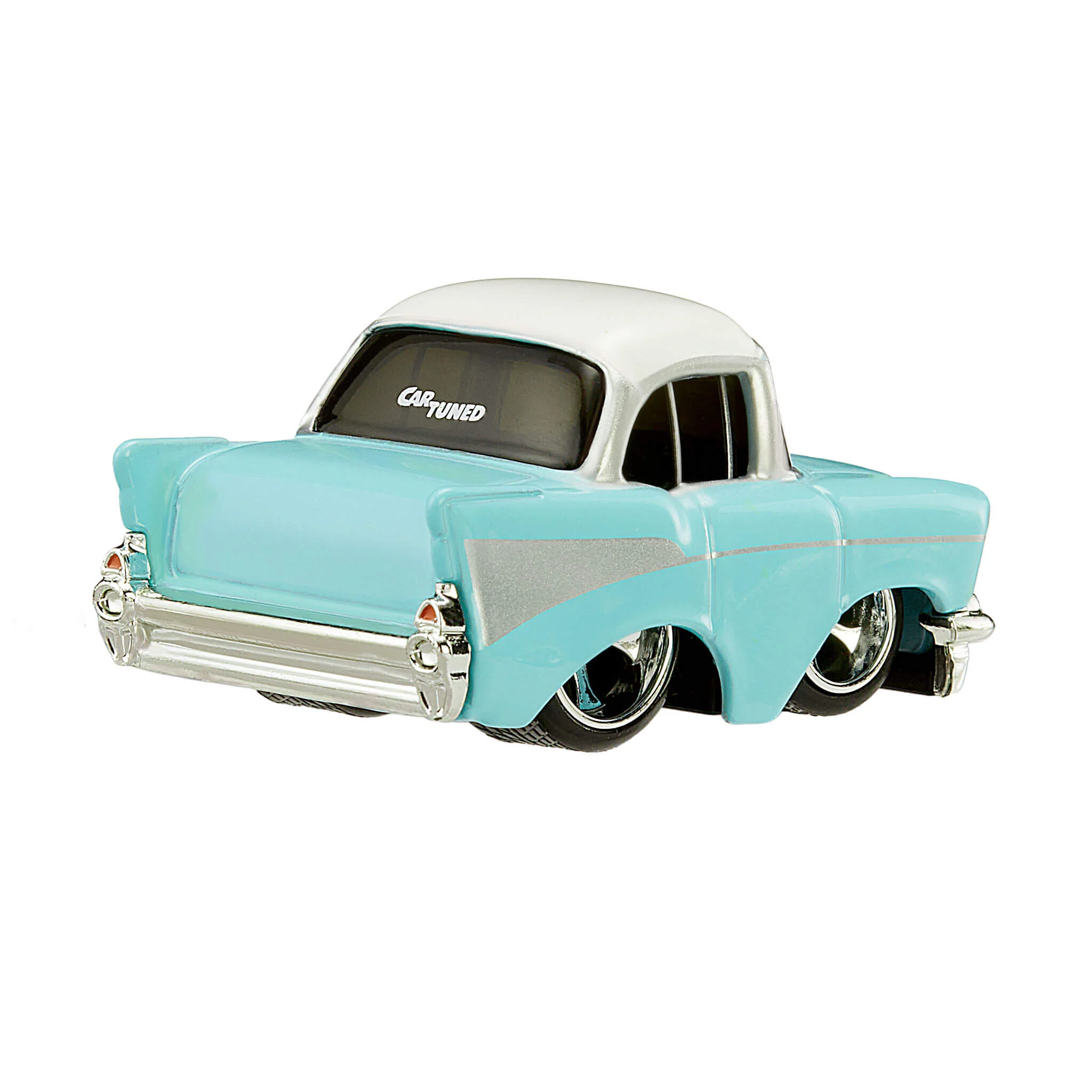 CarTuned Series 4 - 1957 Chevy Bel Air (Custom) - Sea Foam Green Diecast Vehicle - Image 4