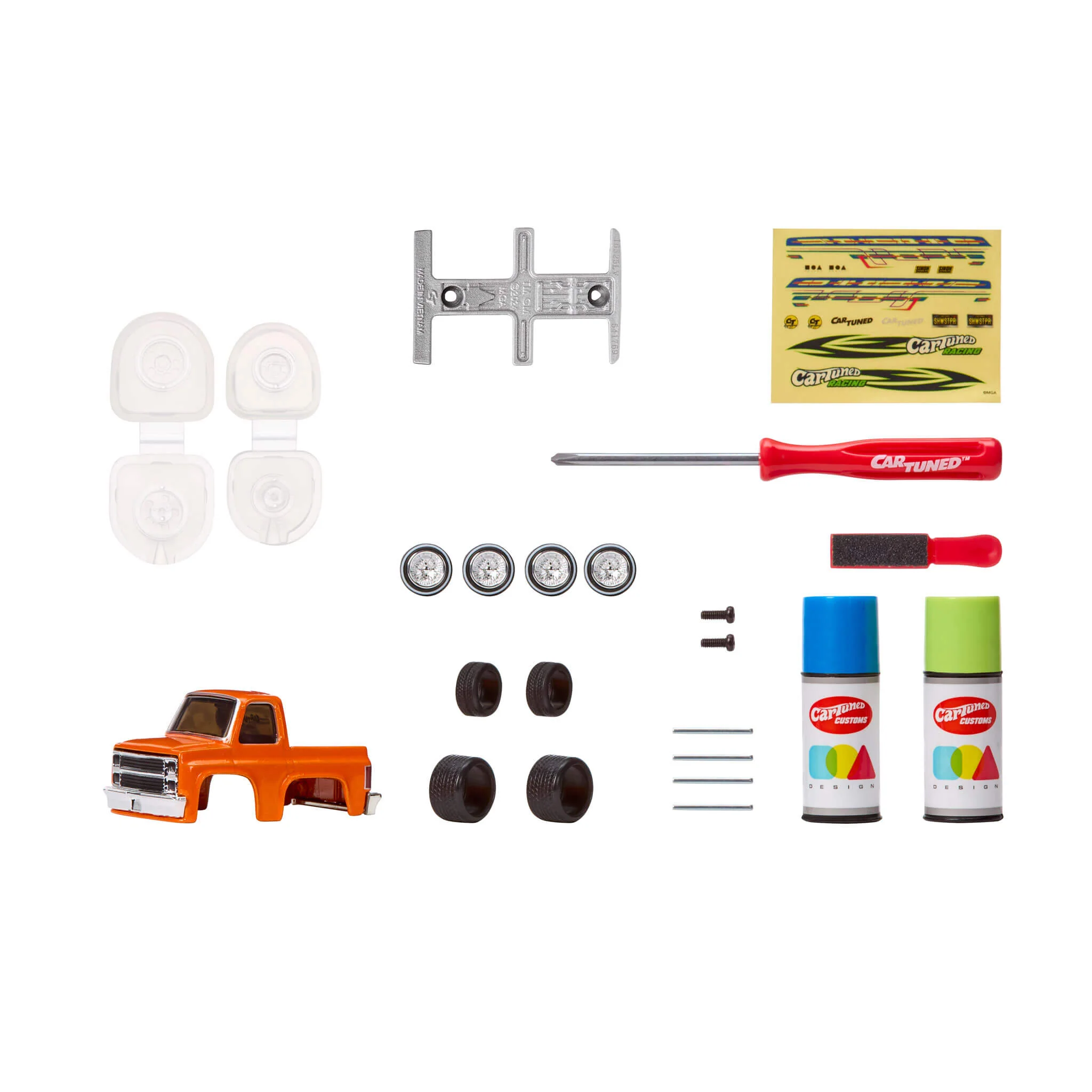 CarTuned Custom Model Kit - 1987 Chevy C10 - Image 8