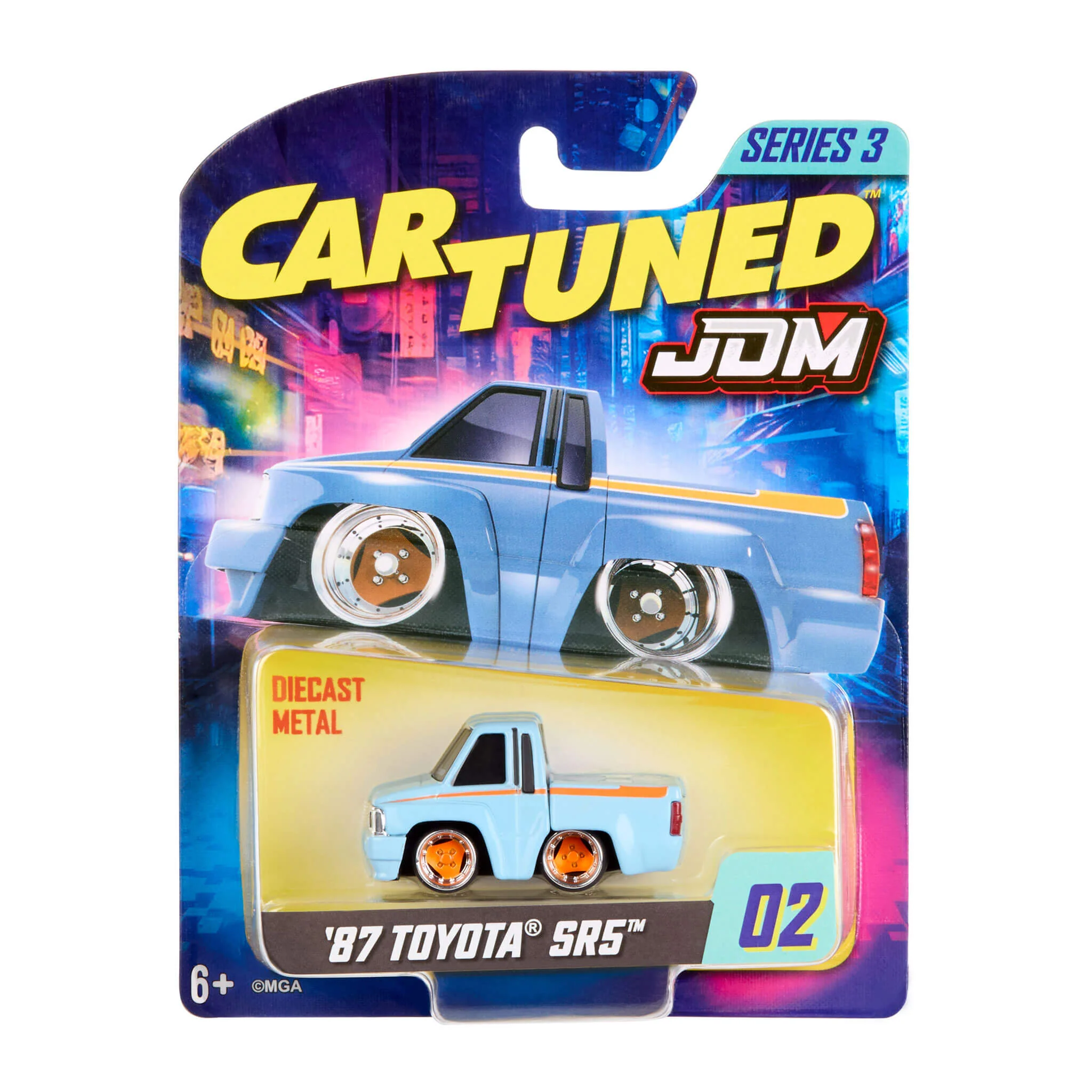 CarTuned JDM Series 3 - 1987 Toyota SR5 (Blue/ Grey) - Image 4