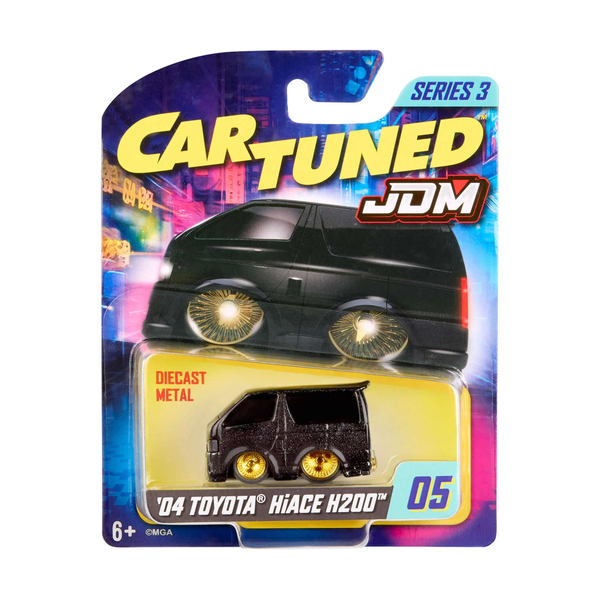 CarTuned JDM Series 3 - 2004 Toyota HiACE H200 (VIP) Black - Image 4