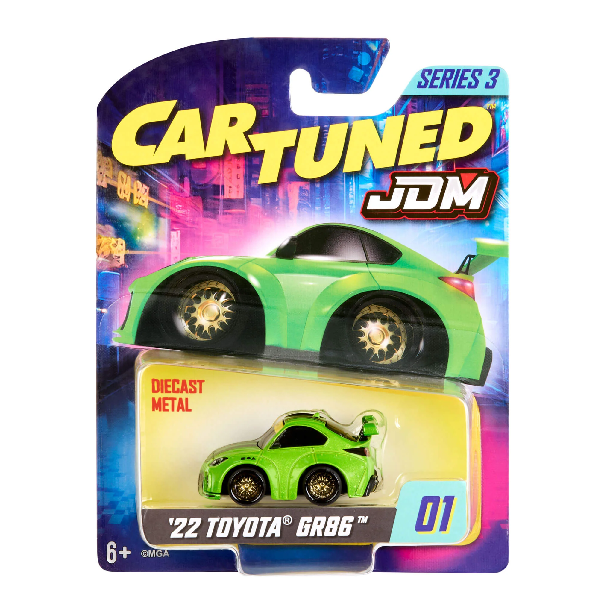 CarTuned JDM Series 3 - 2022 Toyota GR86 (Green) - Image 4