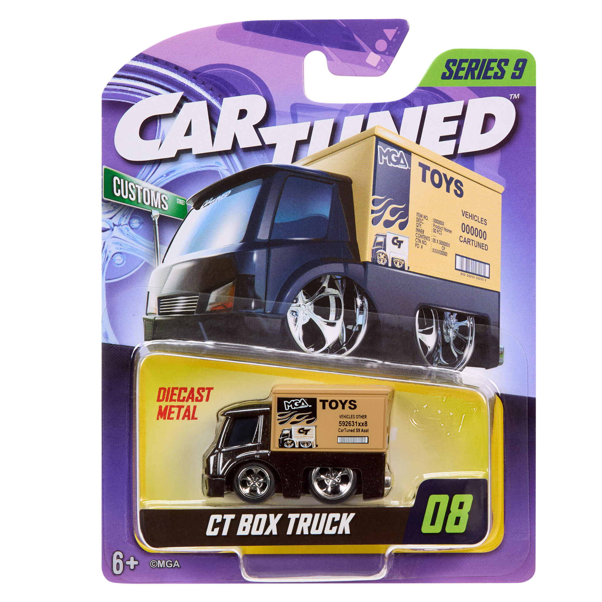 CarTuned Mainline Series 9 - CT Box Truck (Customs) - Image 4