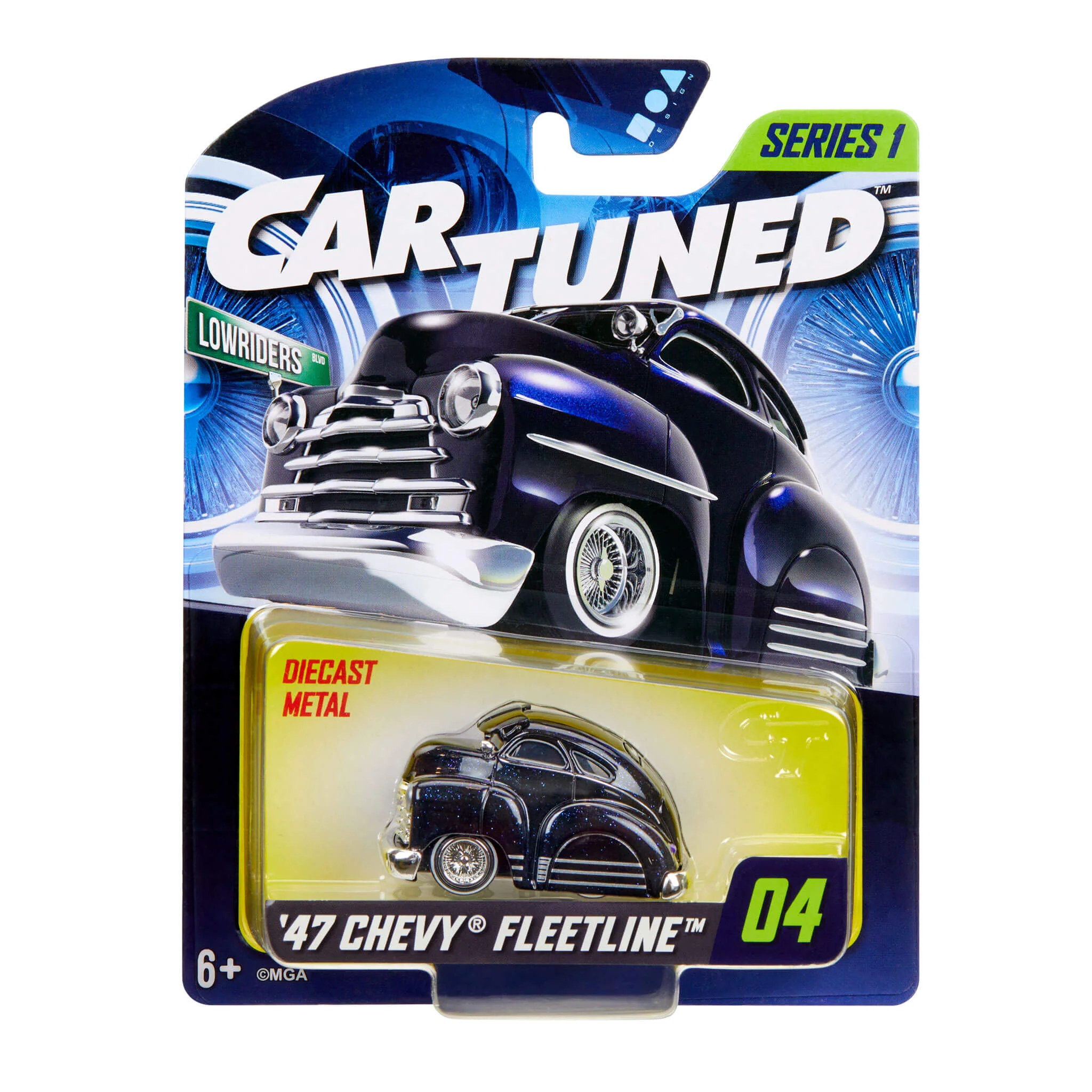 CarTuned Series 1 - 1947 Chevy Fleetline (Black) Diecast Vehicle - Image 5