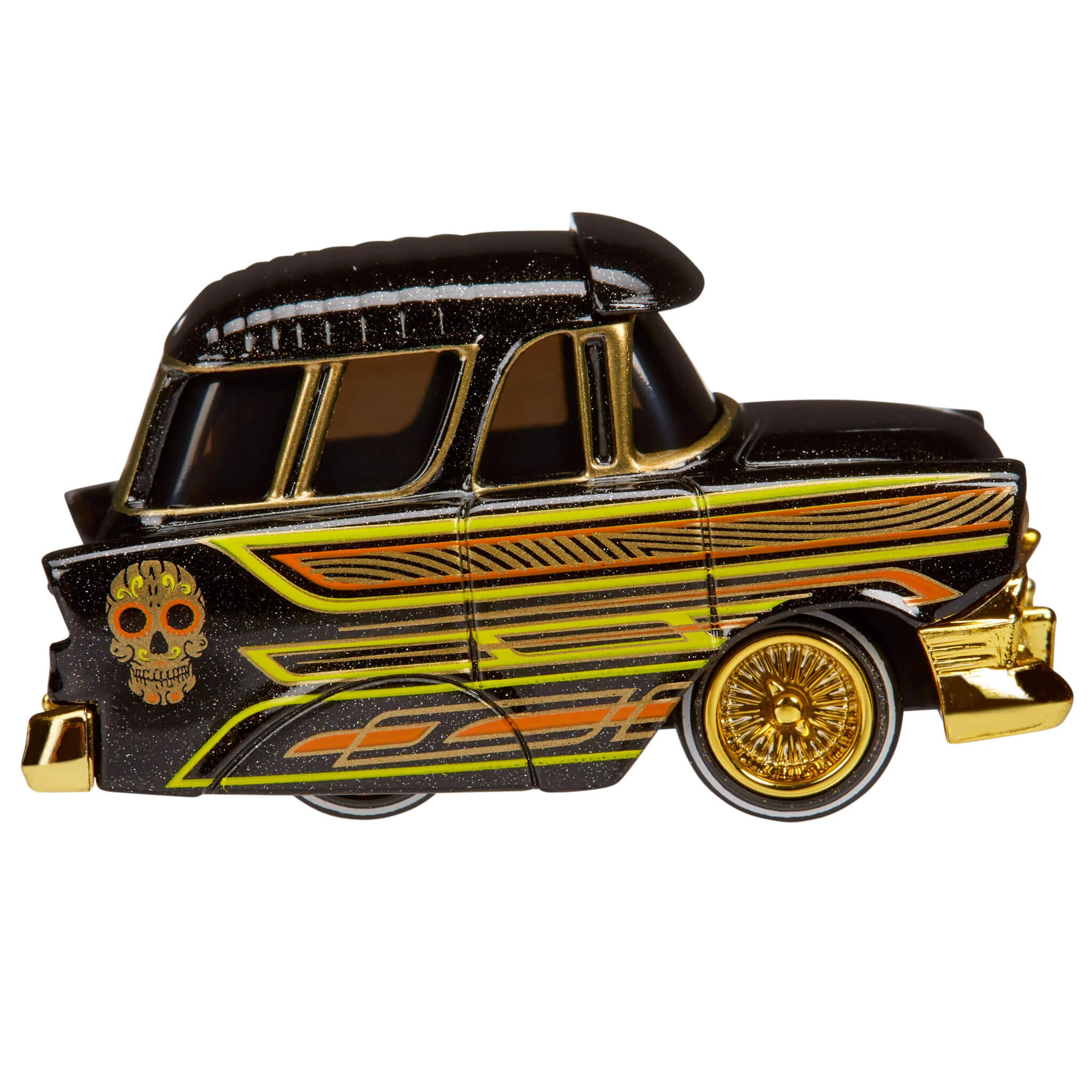 CarTuned Series 1 - 1956 Chevy Nomad (Lowrider) - Black Diecast Vehicle - Image 3