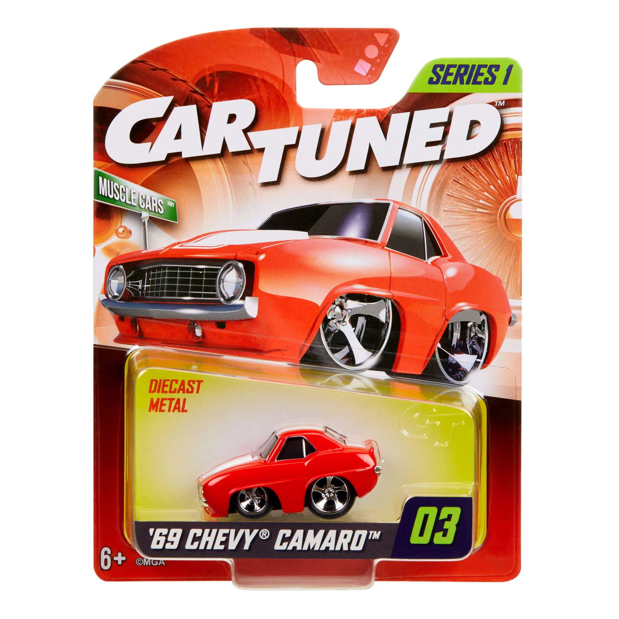 CarTuned Series 1 - 1969 Chevy Camaro (Custom) Diecast Vehicle - Image 5