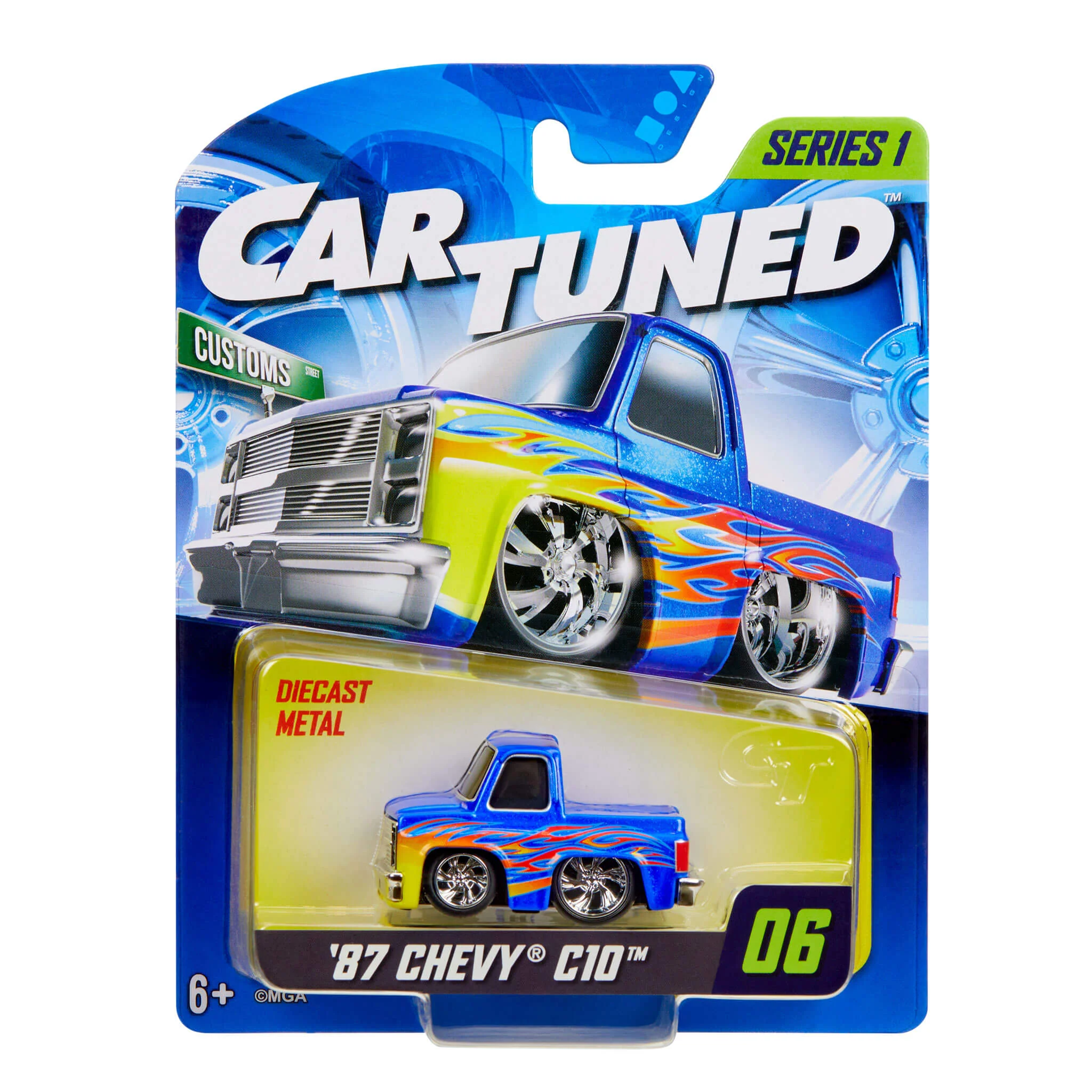 CarTuned Series 1 - 1987 Chevy C10 (Custom) Diecast Vehicle - Image 5
