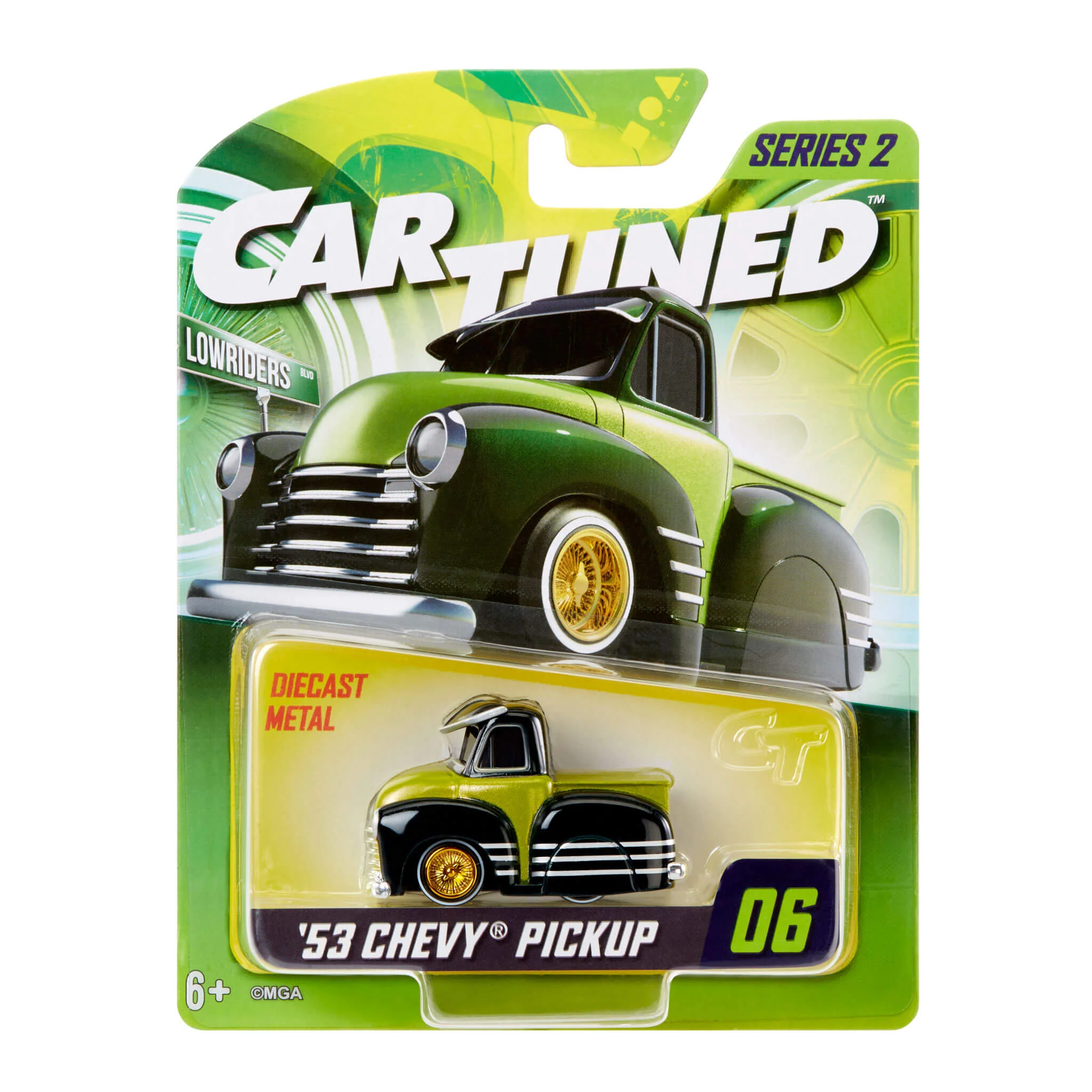 CarTuned Series 2 - 1953 Chevy "Troka"- Kandy Green (2-Tone) Diecast Vehicle - Image 5