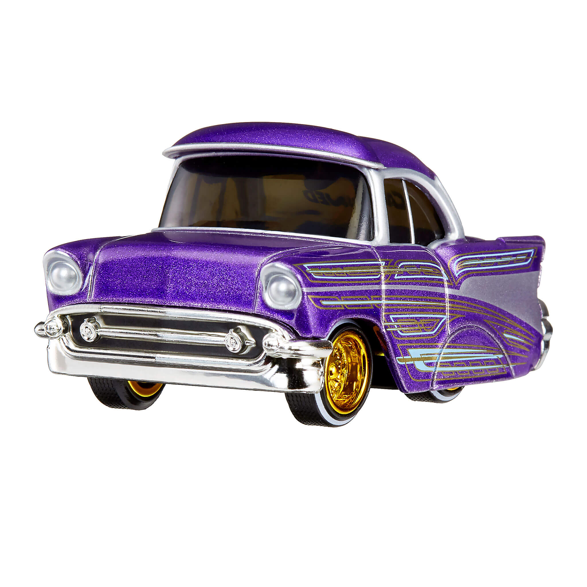 CarTuned Series 2 - 1957 Chevy Bel Air (Kandy Purple) Diecast Vehicle - Image 2
