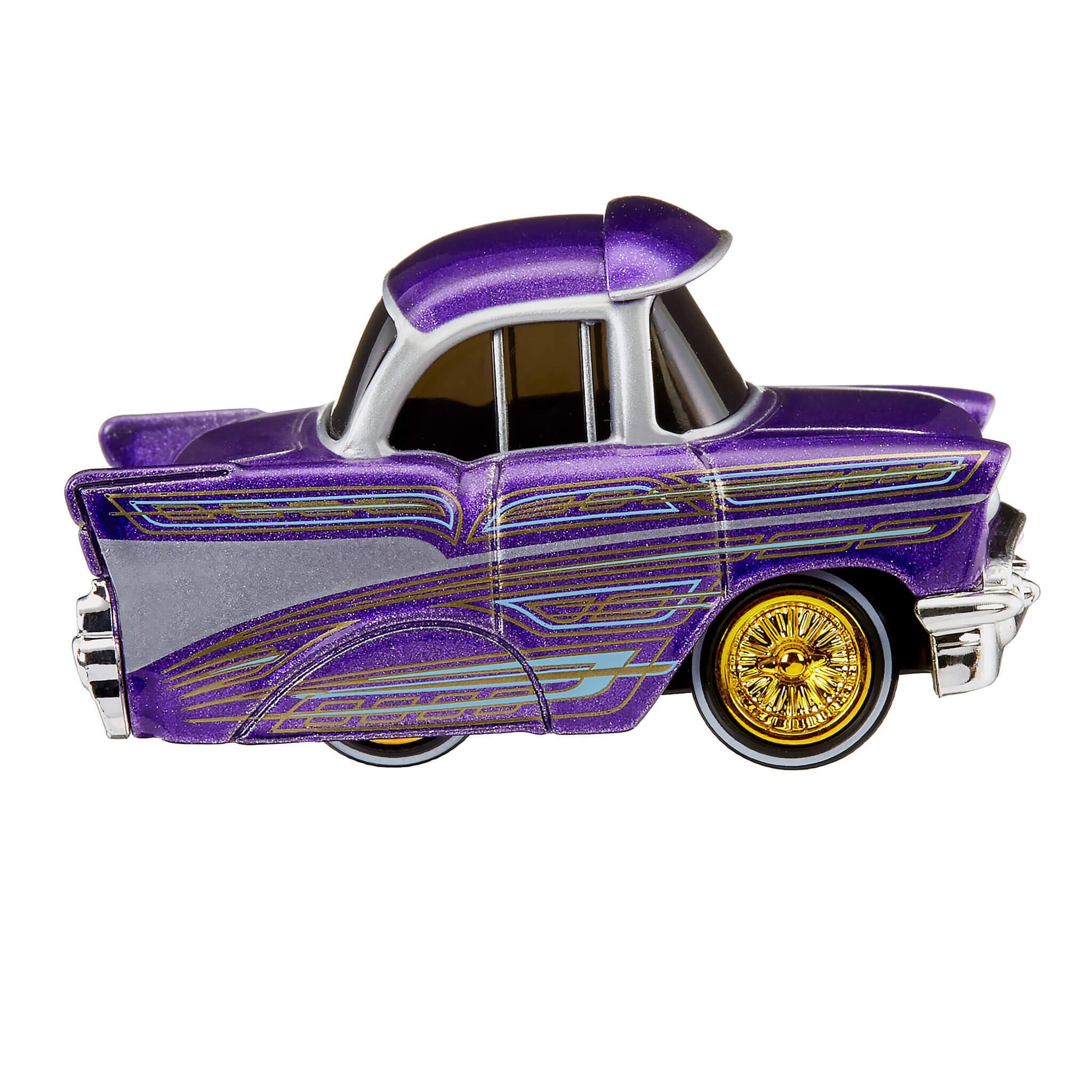 CarTuned Series 2 - 1957 Chevy Bel Air (Kandy Purple) Diecast Vehicle - Image 3