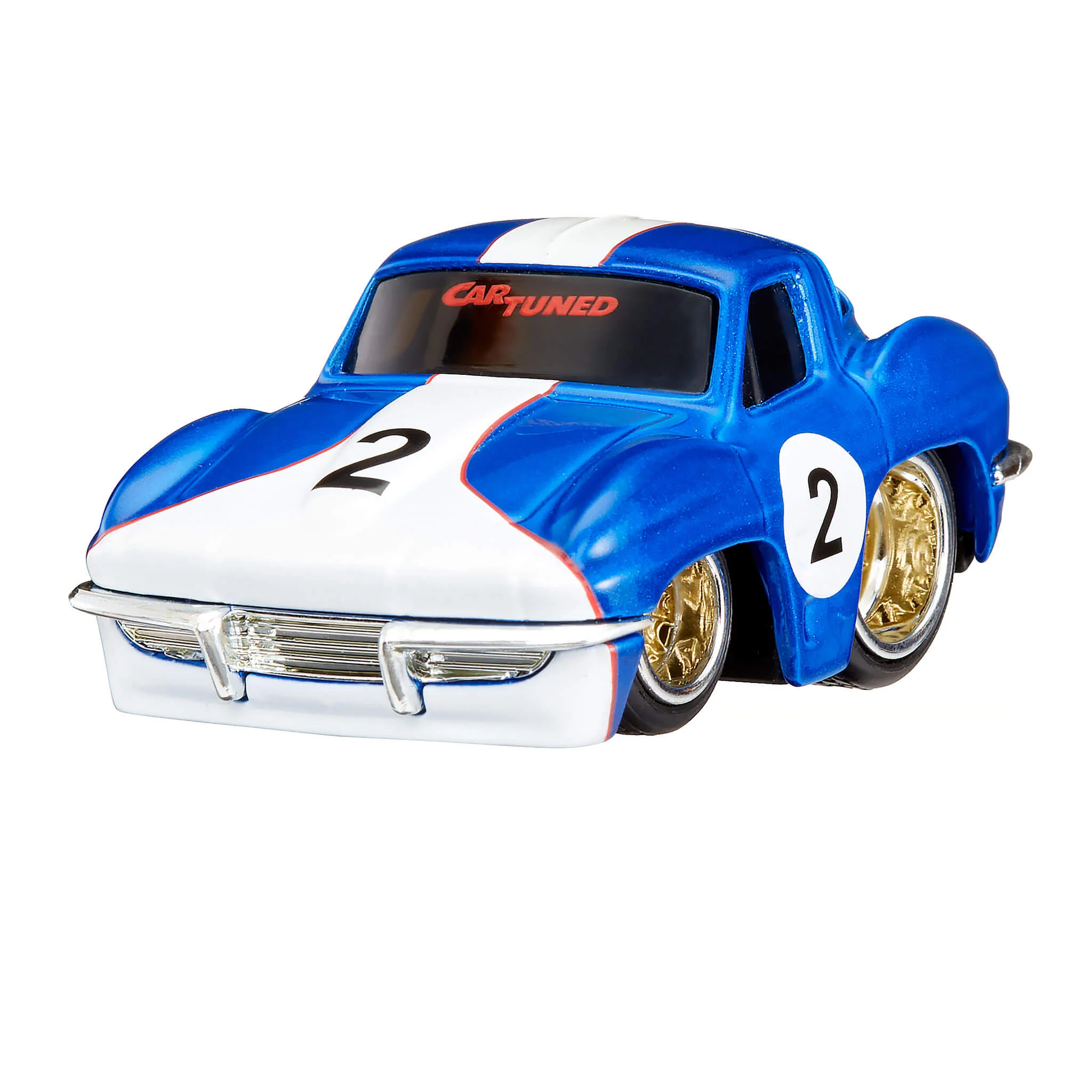 CarTuned Series 2 - 1963 Chevy Corvette (Race) Diecast Vehicle - Image 2