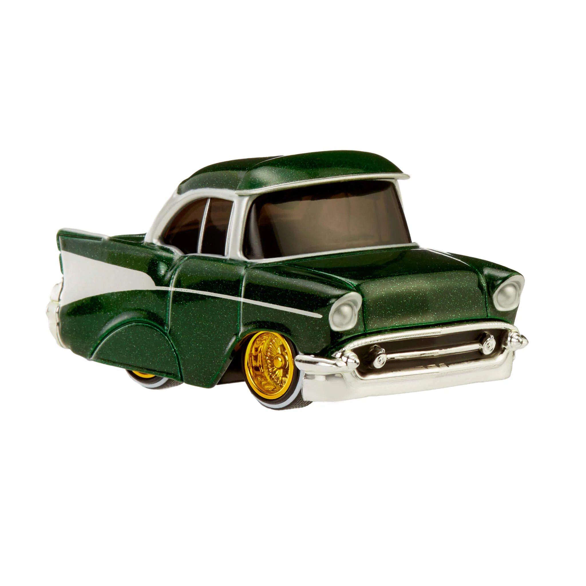 CarTuned Series 3 - 1957 Chevy Bel Air (Lowrider) - Kandy Green Diecast Vehicle - Image 2