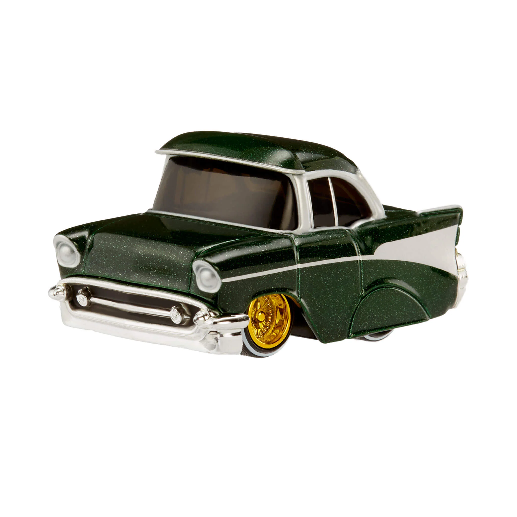 CarTuned Series 3 - 1957 Chevy Bel Air (Lowrider) - Kandy Green Diecast Vehicle - Image 3