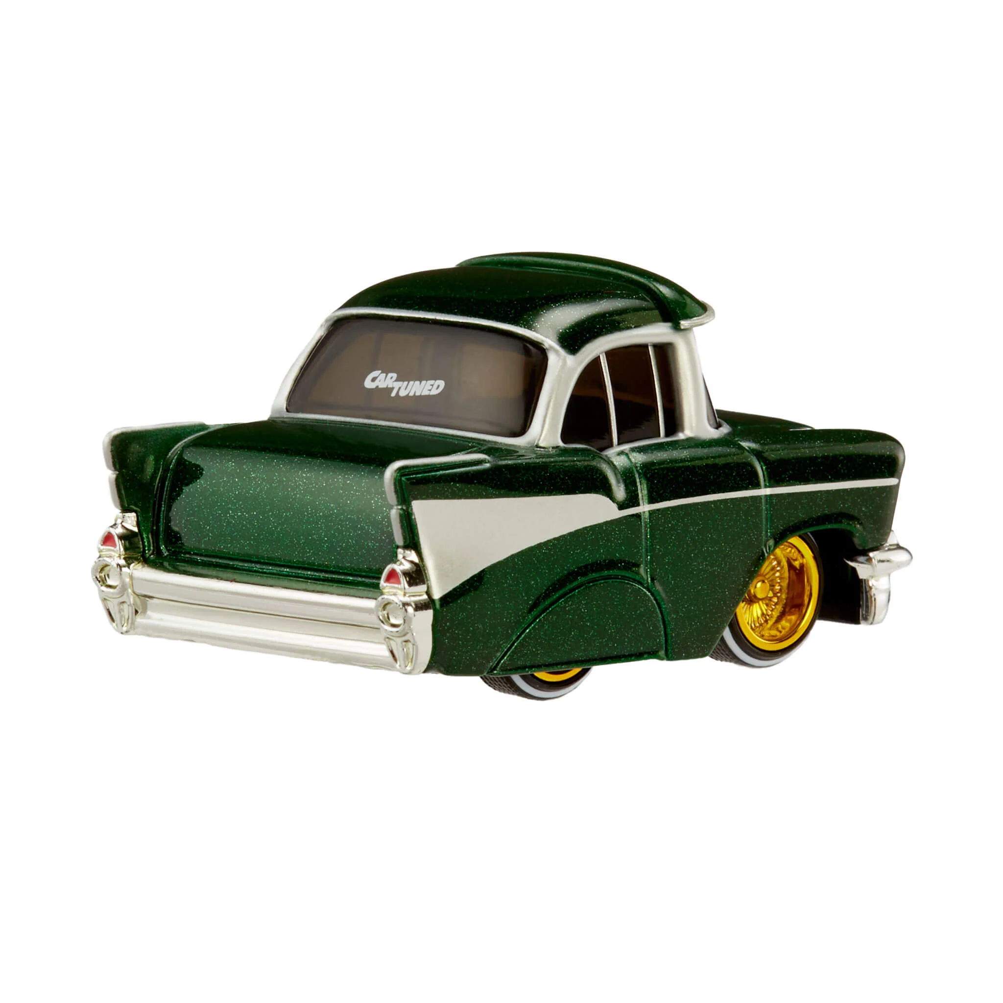 CarTuned Series 3 - 1957 Chevy Bel Air (Lowrider) - Kandy Green Diecast Vehicle - Image 4