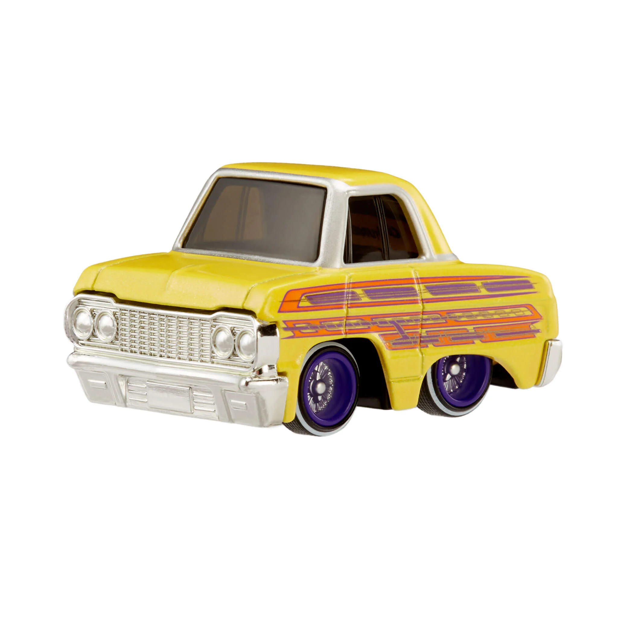 CarTuned Series 3 - 1964 Chevy Impala (Lowrider) - Yellow Diecast Vehicle - Image 3