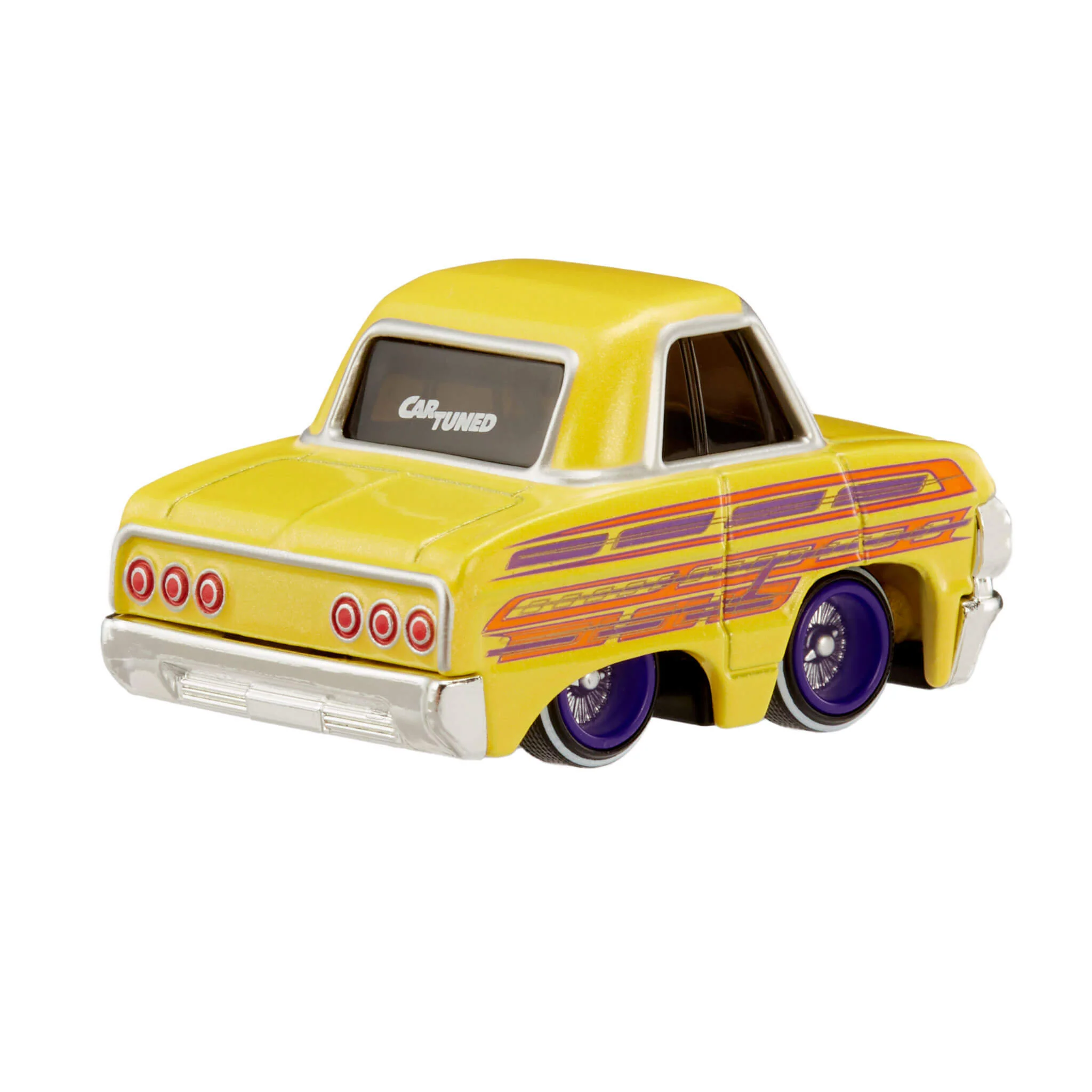 CarTuned Series 3 - 1964 Chevy Impala (Lowrider) - Yellow Diecast Vehicle - Image 4