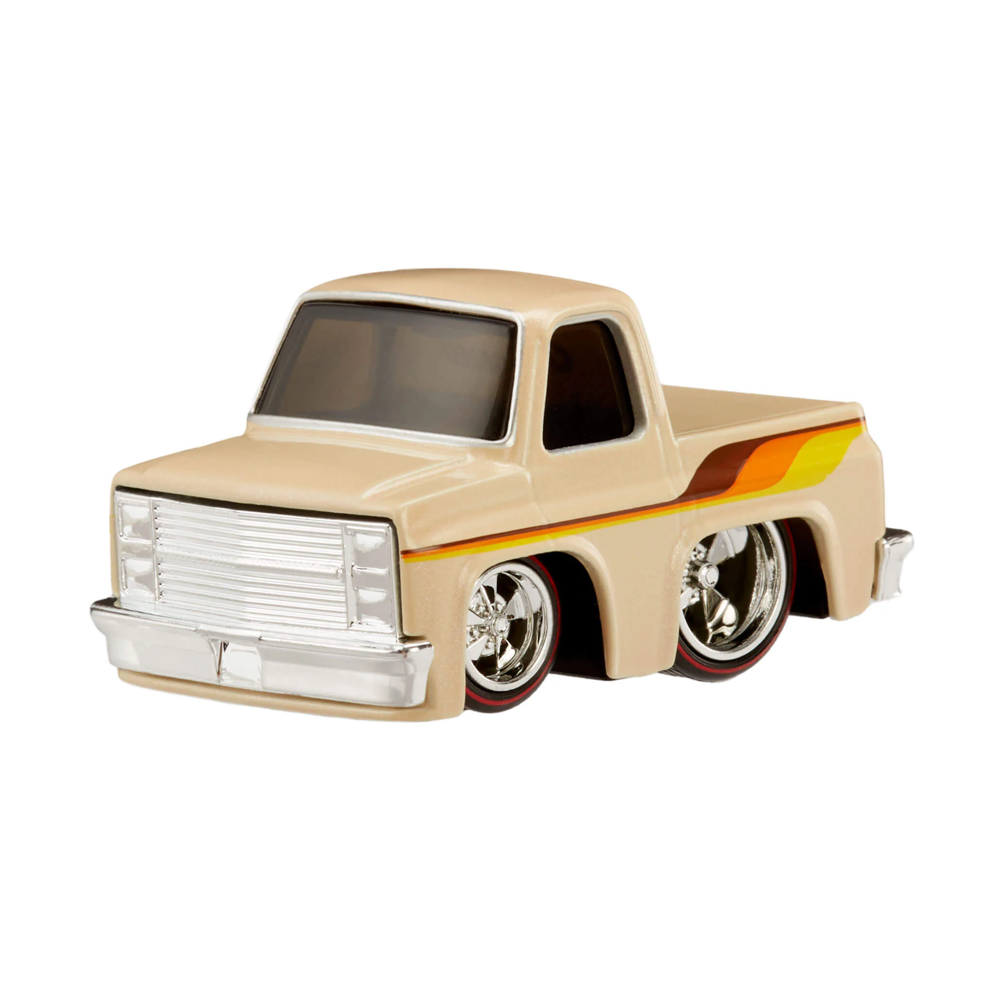 CarTuned Series 3 - 1987 Chevy C10 (Custom) - M Tan Diecast Vehicle - Image 3