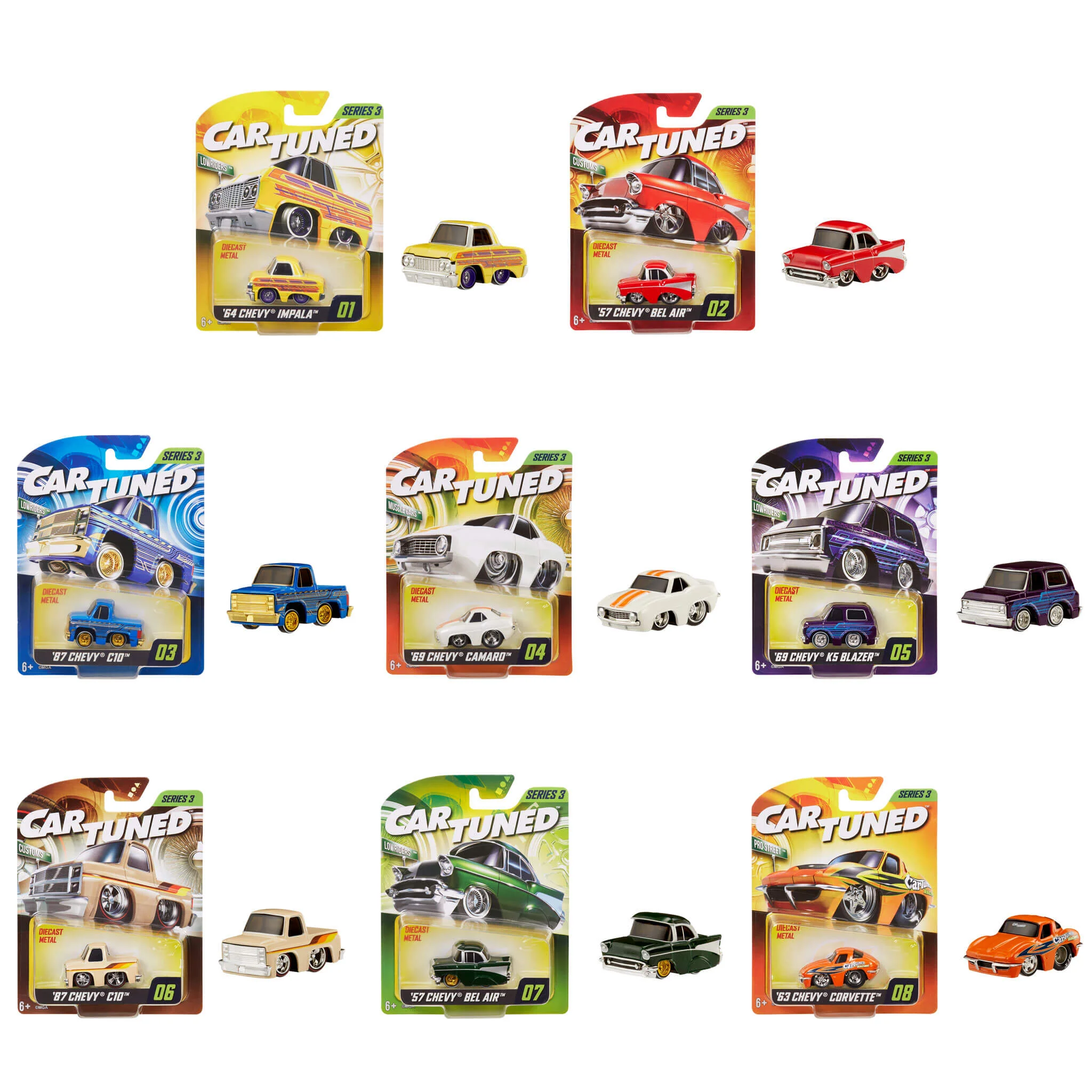 CarTuned Series 3 - 8 Pack Diecast Vehicles - Image 3