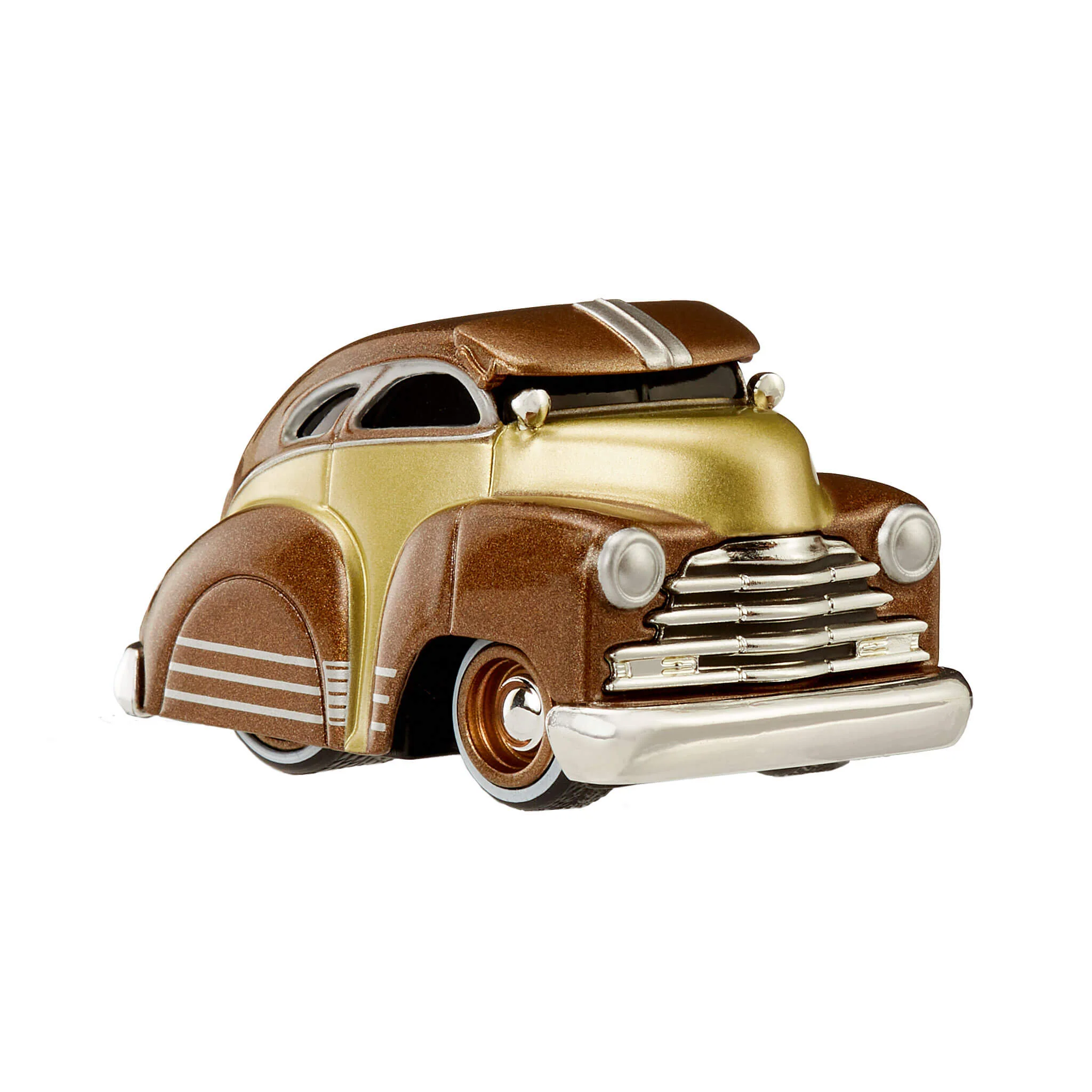 CarTuned Series 4 - 1947 Chevy Fleetline (Bombs) - Brown/Tan Diecast Vehicle - Image 2