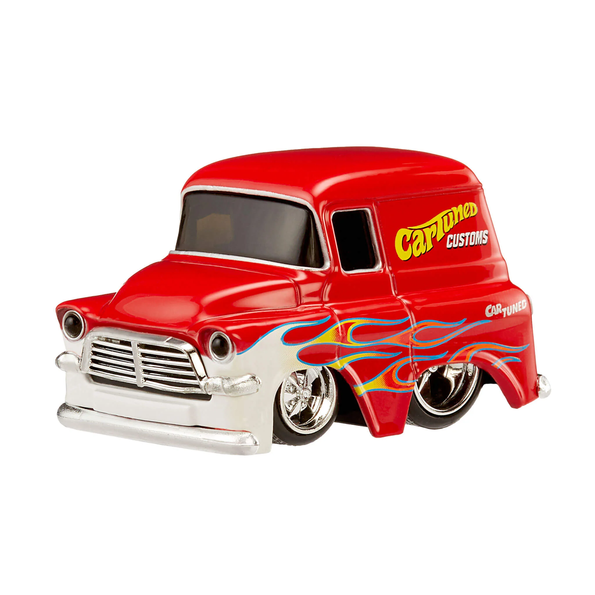 CarTuned Series 4 - 1957 GMC Panel Van (Custom) - Red Diecast Vehicle - Image 3