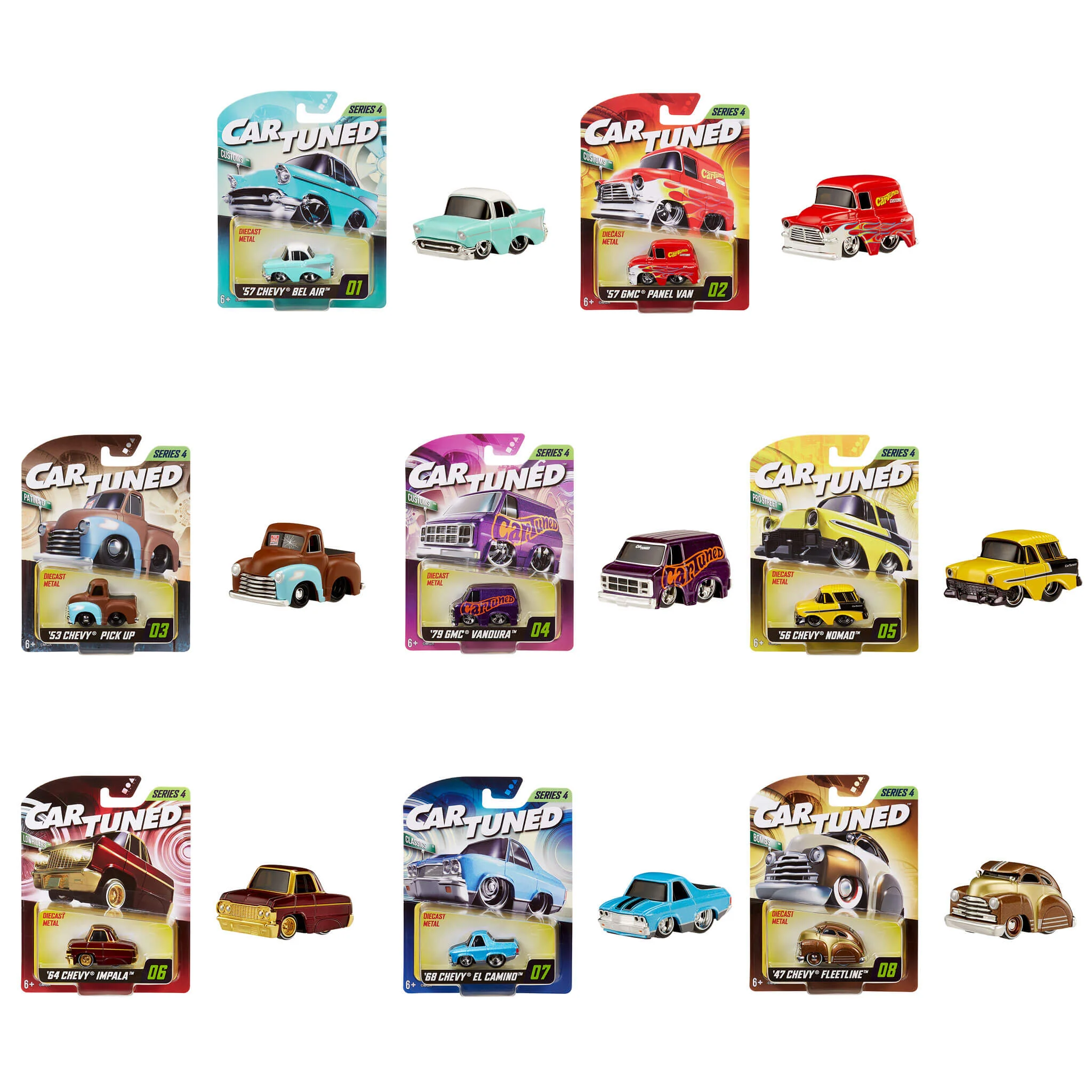 CarTuned Series 4 - 8 Pack Diecast Vehicles - Image 3