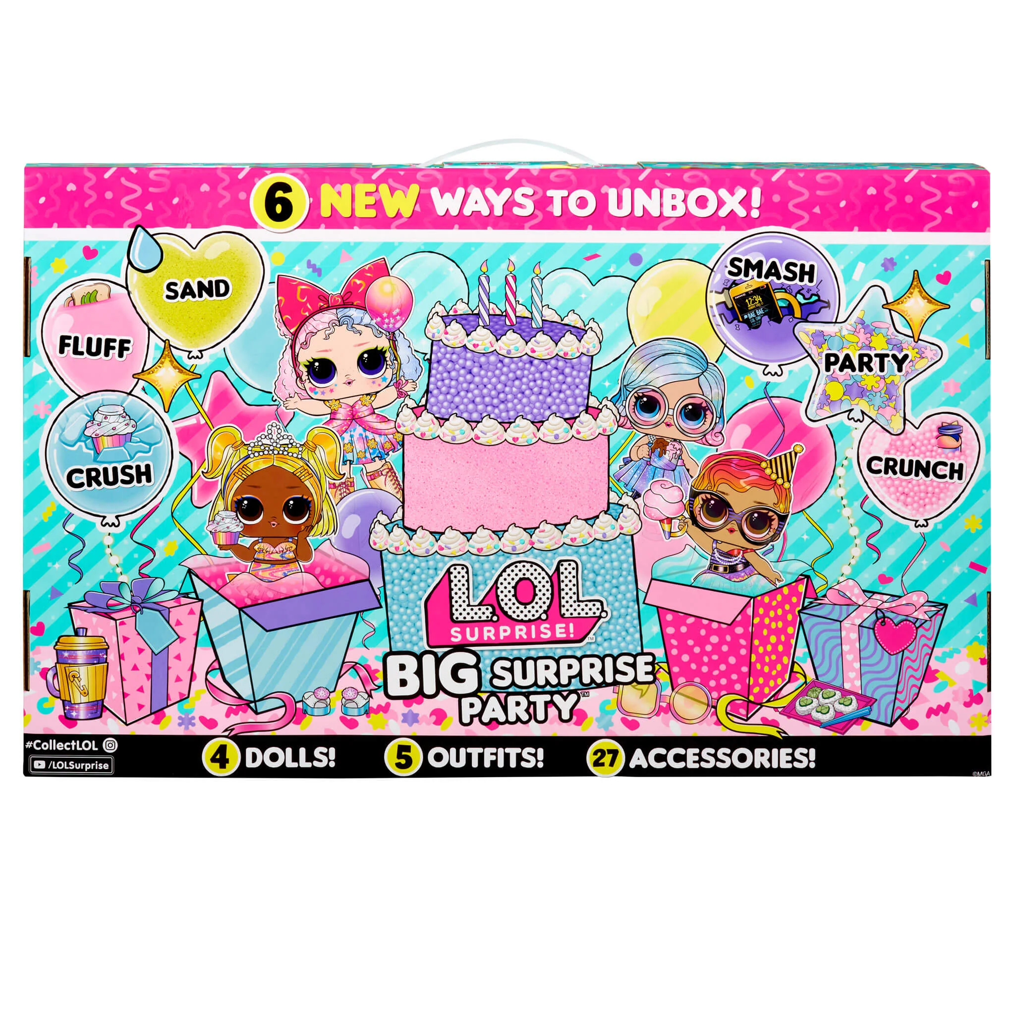 LOL Surprise Big Surprise Party a $100 Value with 4 Collectible Dolls and 40+ Surprises - Image 8