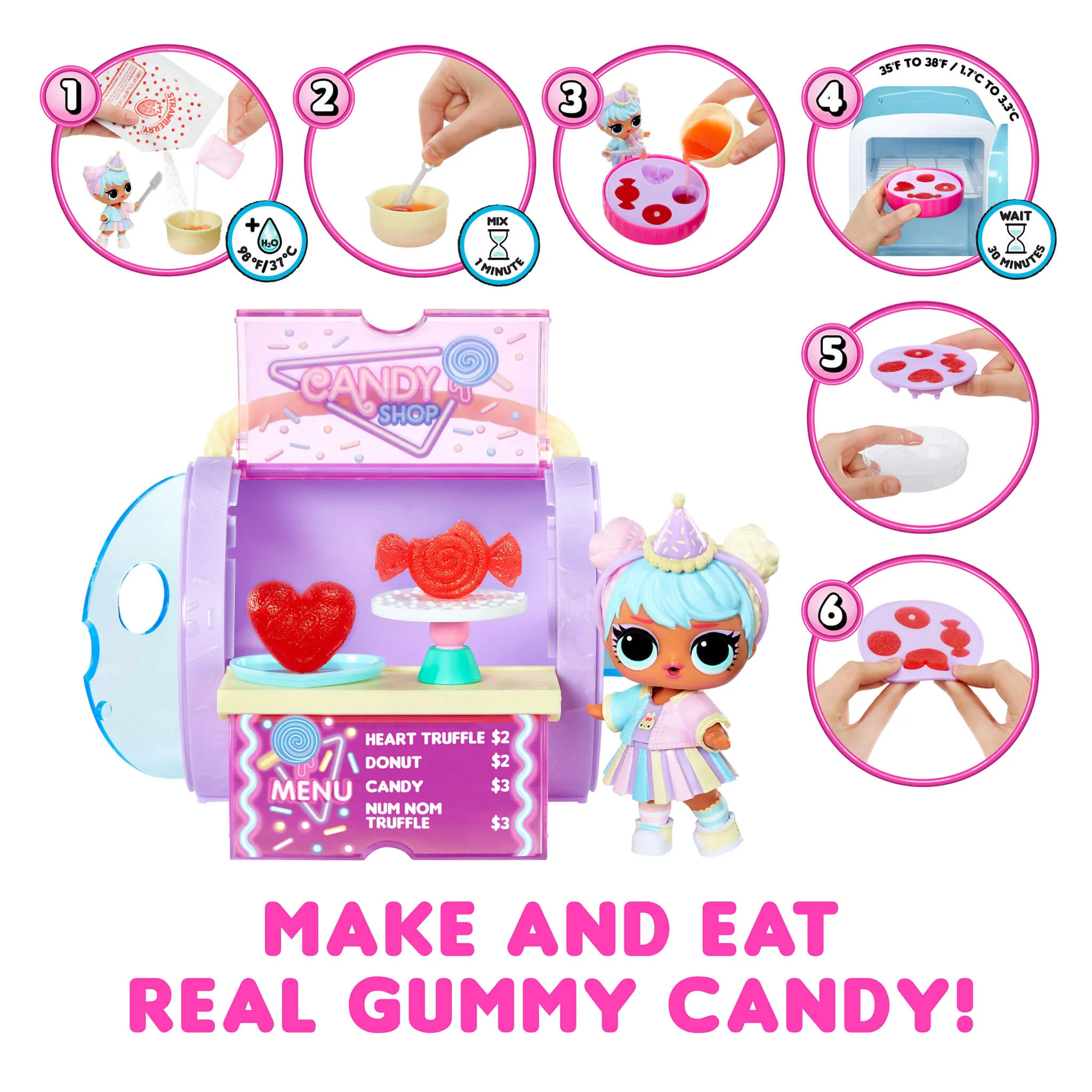 LOL Surprise Candy Surprise Tot Doll with DIY Candy Maker - Image 3