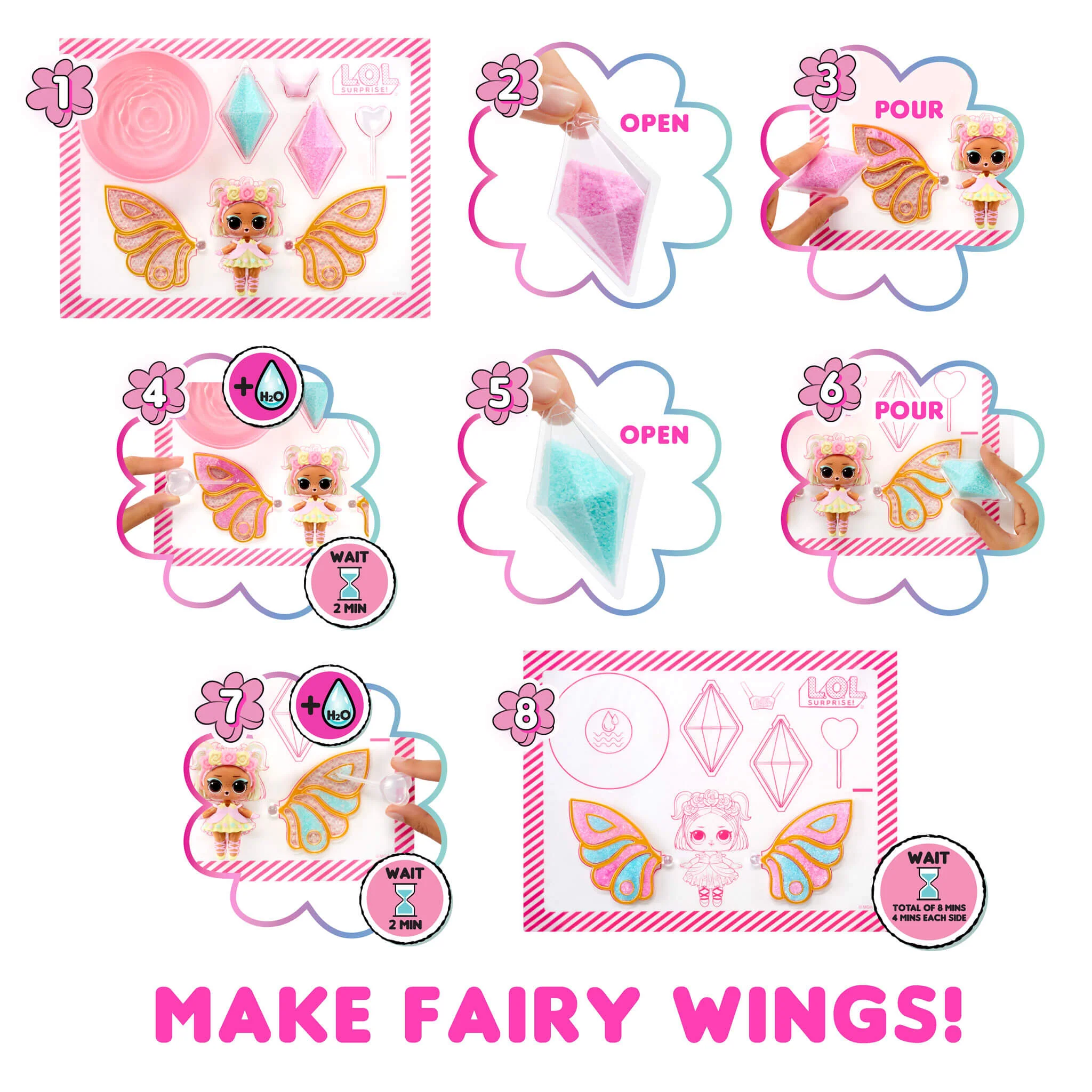 LOL Surprise Fairies Tots with Make-Your-Own Fairy Wings - Image 3