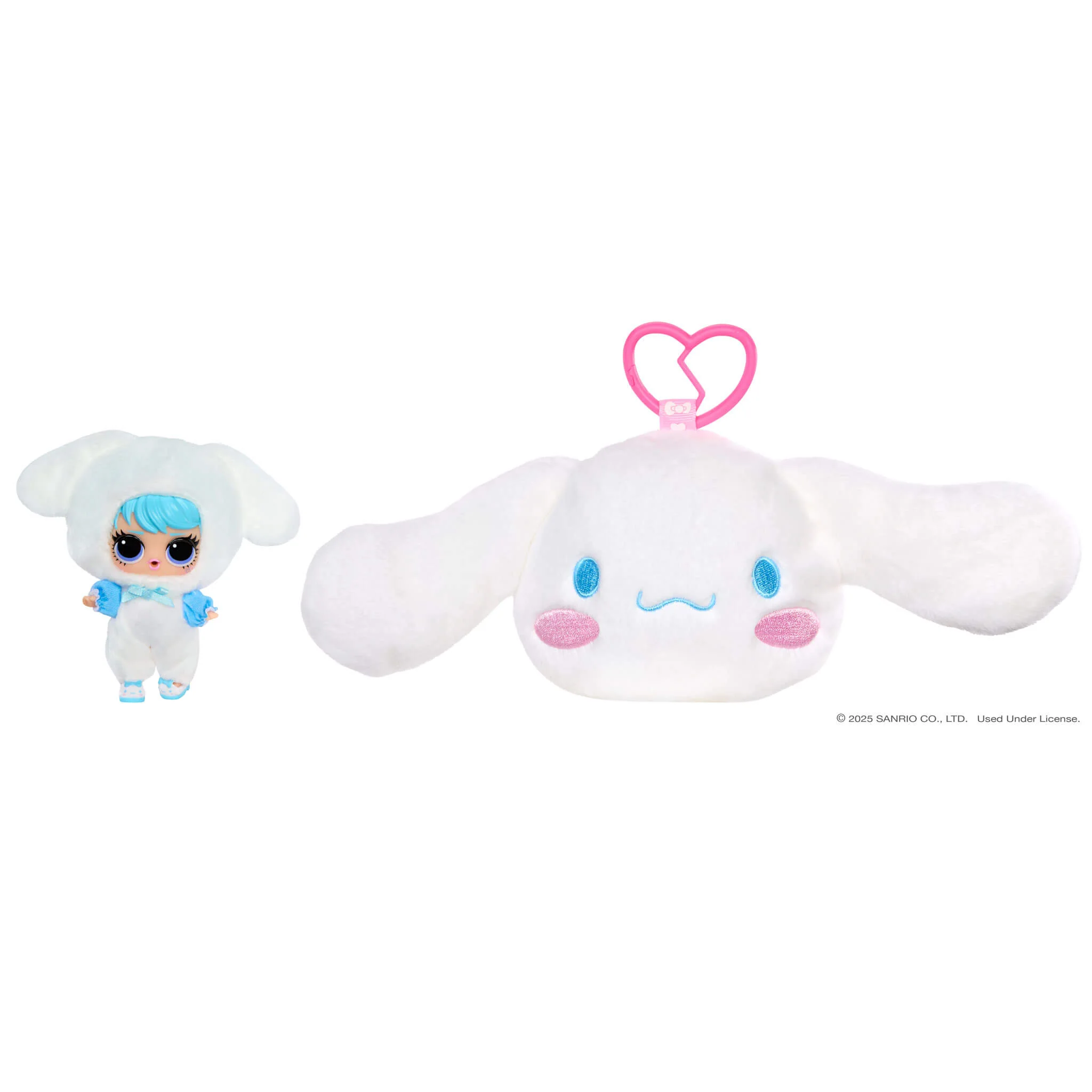 LOL Surprise Loves Hello Kitty™ Reversible Plush Surprise with Matching LOL Tot and Keychain - Image 8