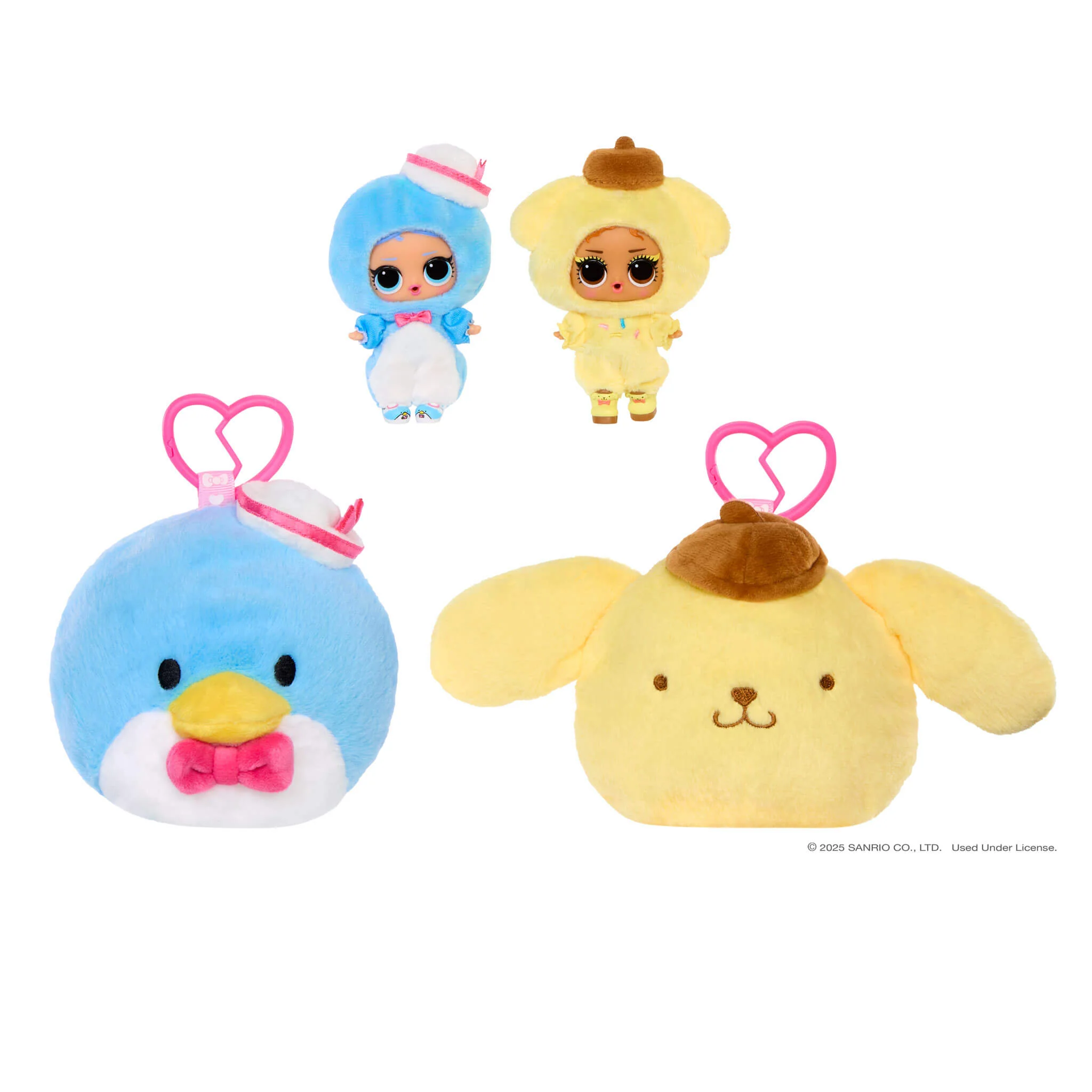 LOL Surprise Loves Hello Kitty™ Reversible Plush Surprise with Matching LOL Tot and Keychain - Image 9