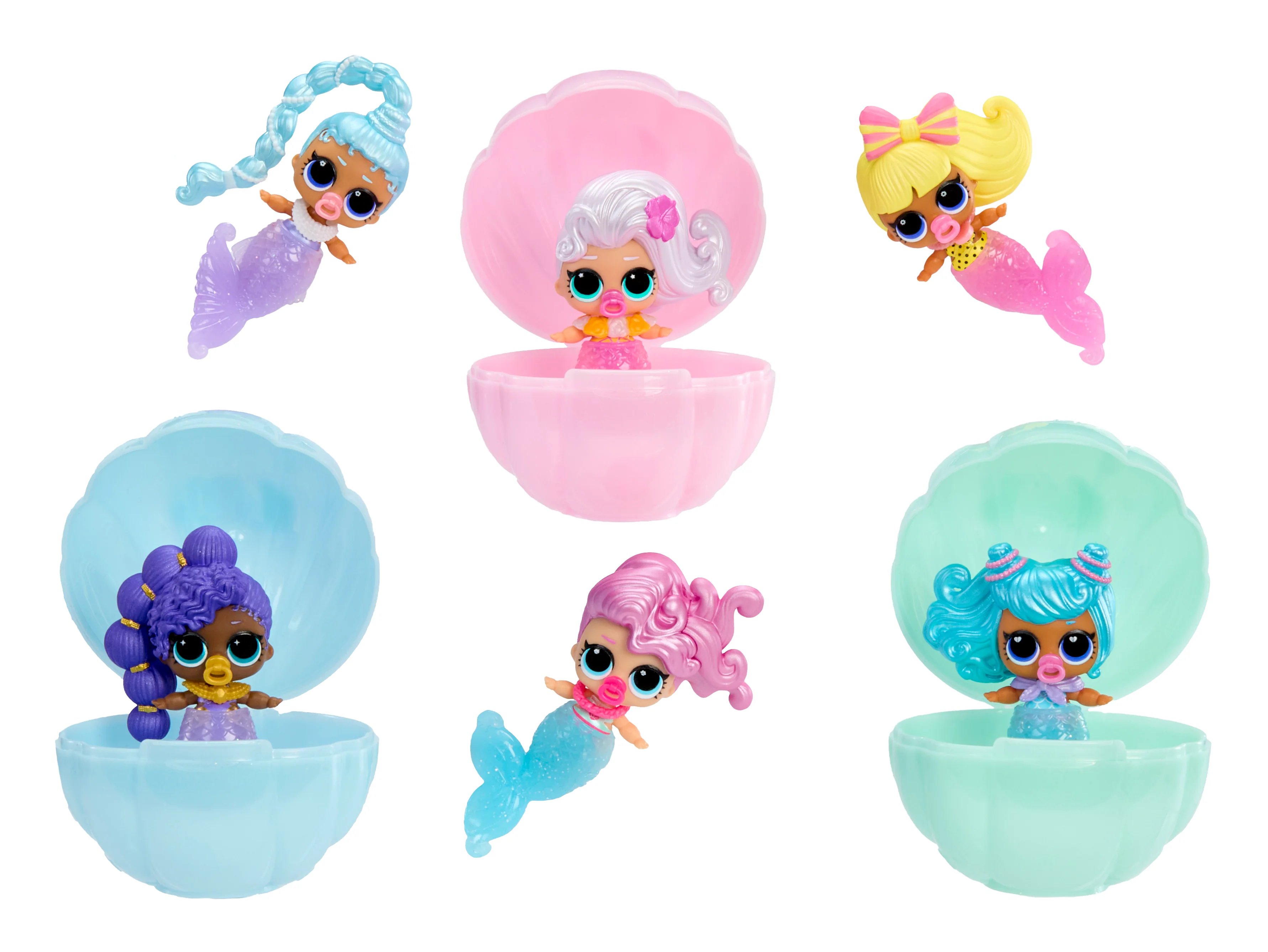 LOL Surprise Mermaids! Makeover Magic Baby Sisters with Color-Change Mermaid Tails - Image 7