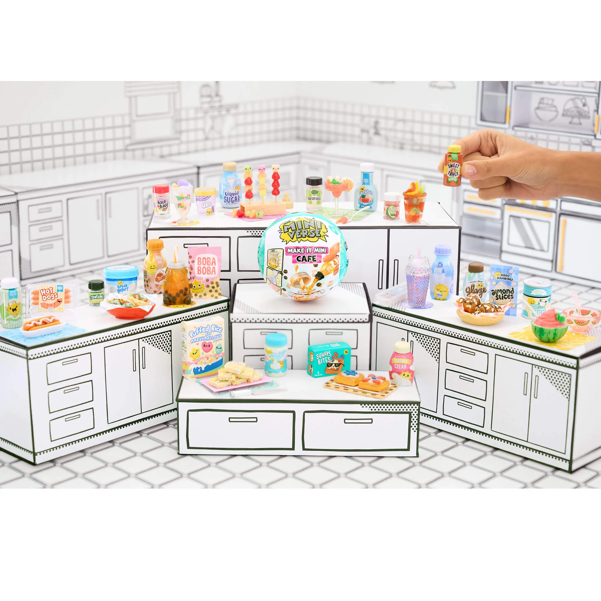 MGA's Miniverse Make It Mini Cafe Series 4 - 6 Pack Mini Collectibles - Image 6