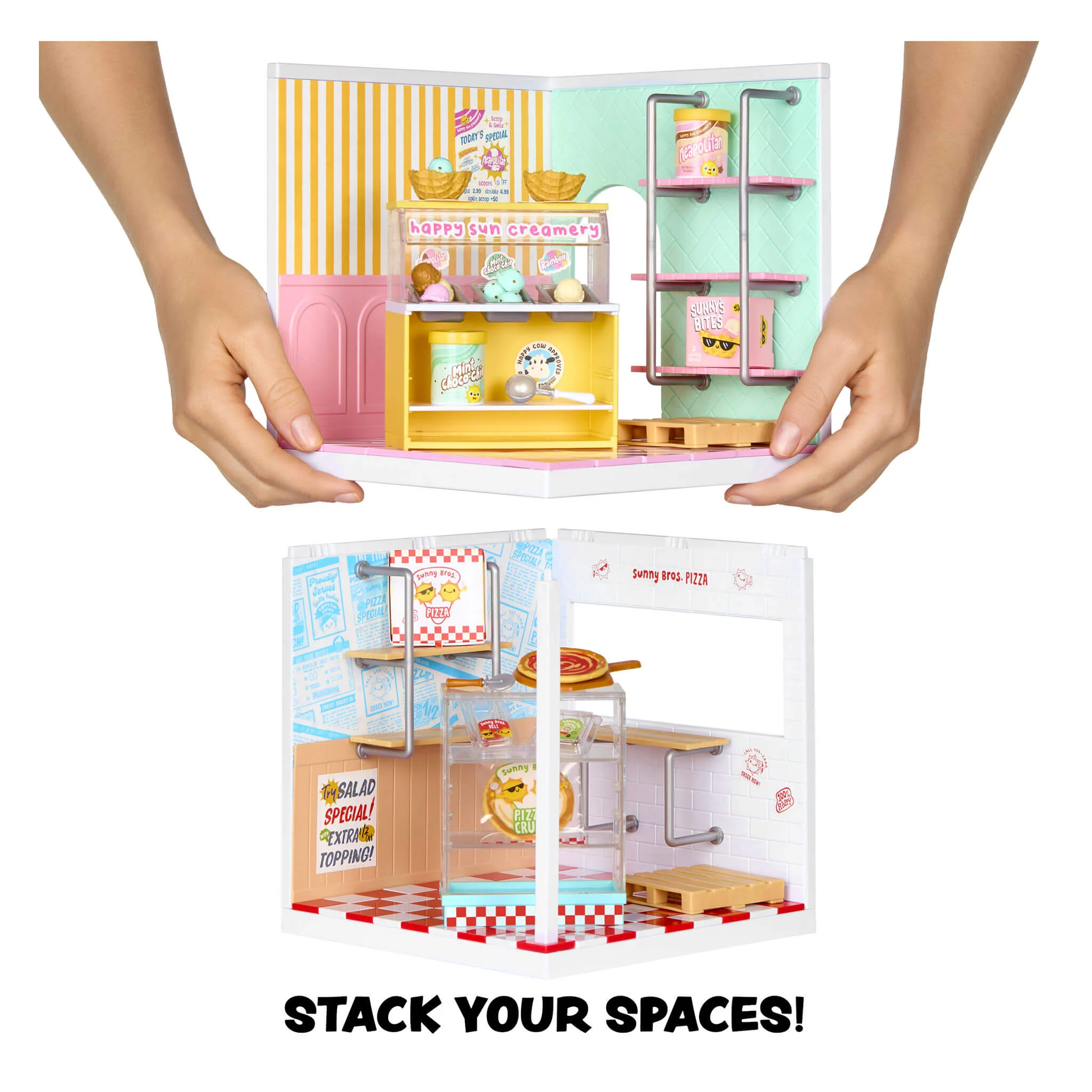 MGA's Miniverse Make It Mini Spaces Ice Cream Shop - Image 5