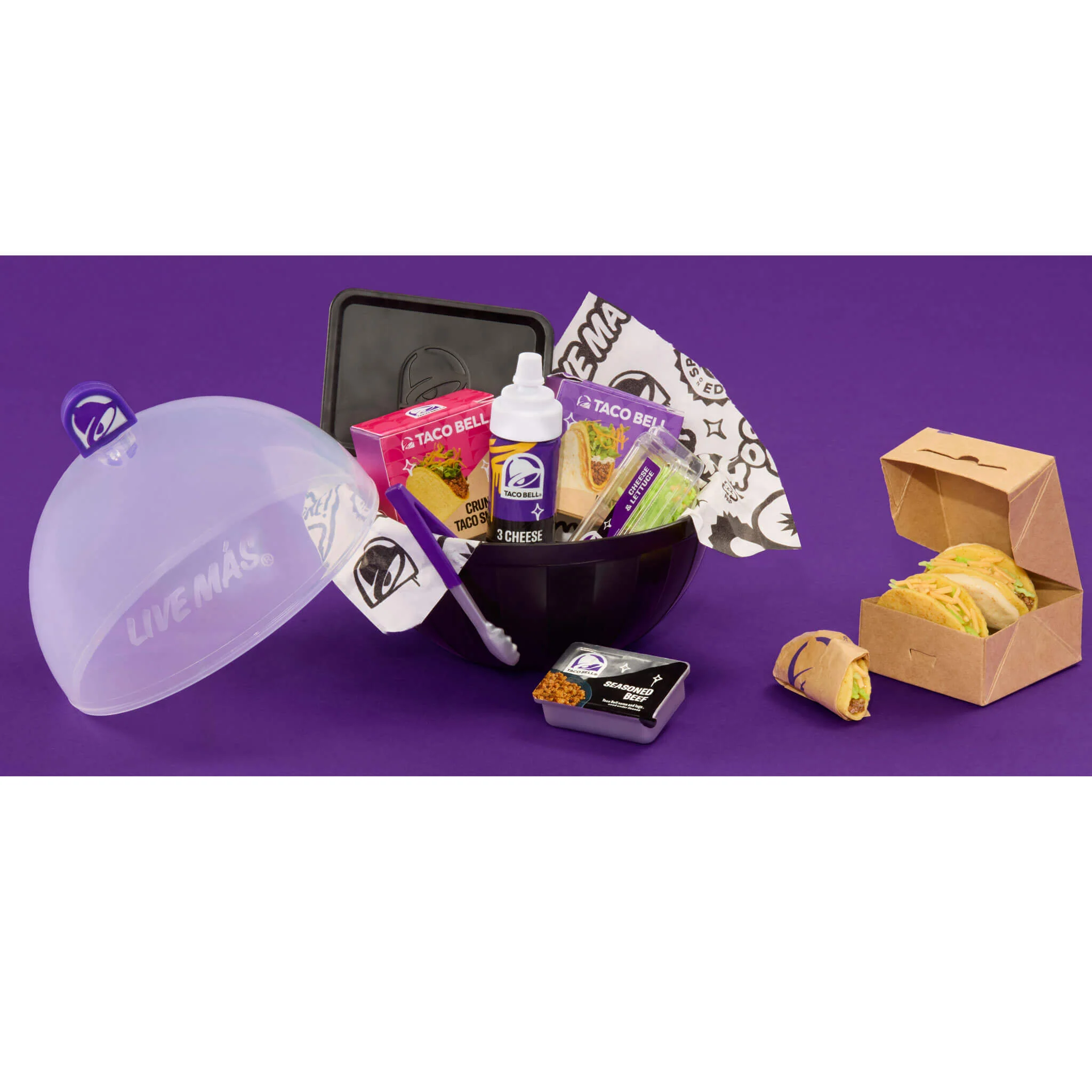 MGA's Miniverse Taco Bell® Cheesy Gordita Crunch & Crunchy Tacos, SPECIAL EDITION, LIMITED, EXCLUSIVE - Image 4