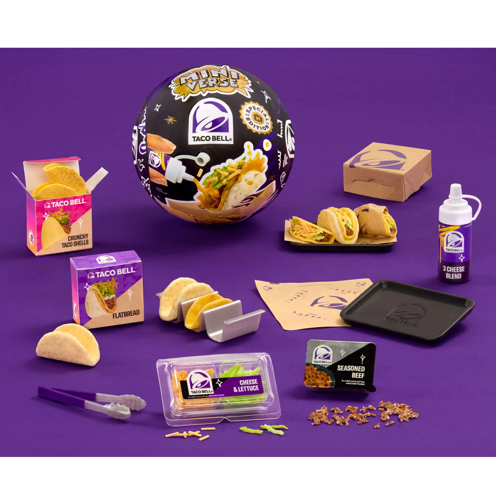 MGA's Miniverse Taco Bell® Cheesy Gordita Crunch & Crunchy Tacos, SPECIAL EDITION, LIMITED, EXCLUSIVE - Image 8