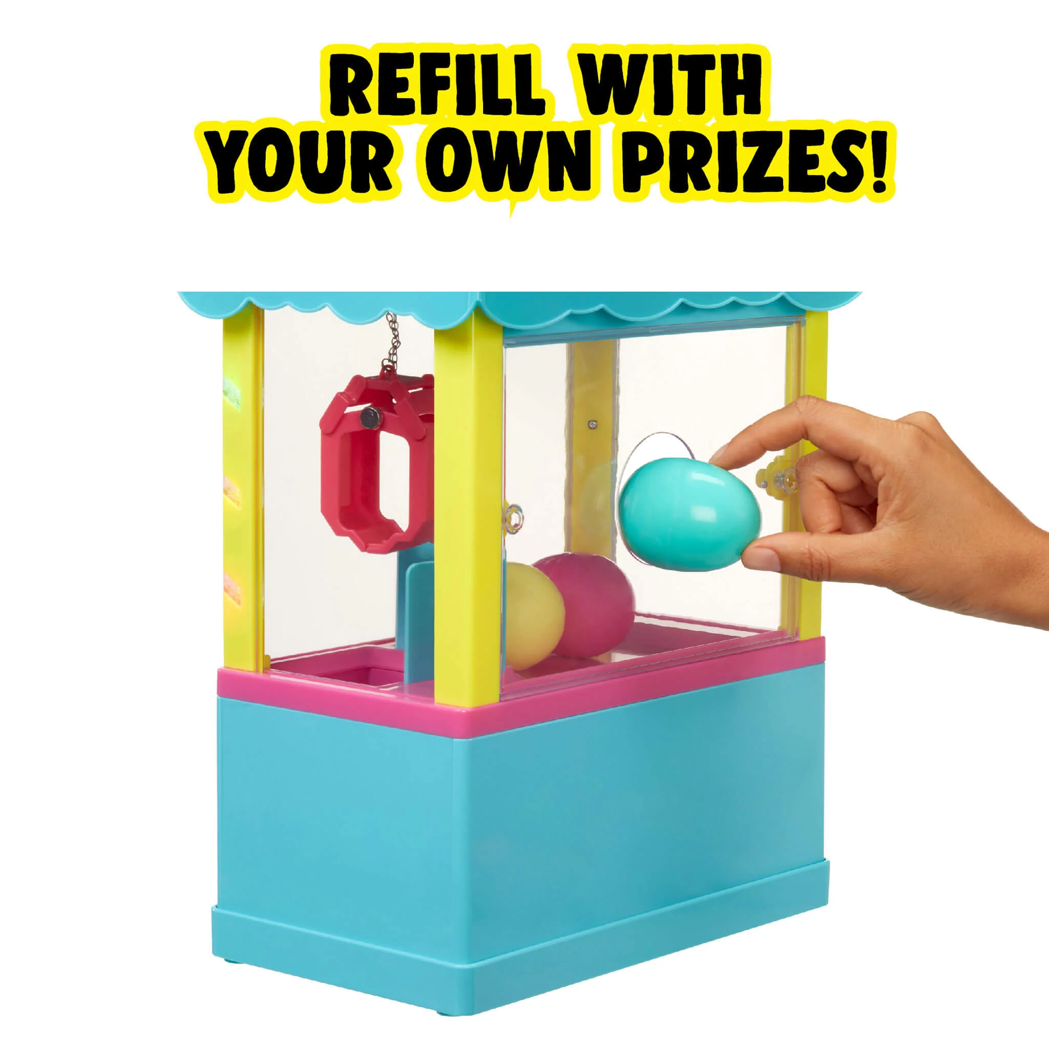 The Original Moj Moj 14" Claw Machine with Exclusive Glittery Squish Character - Image 6