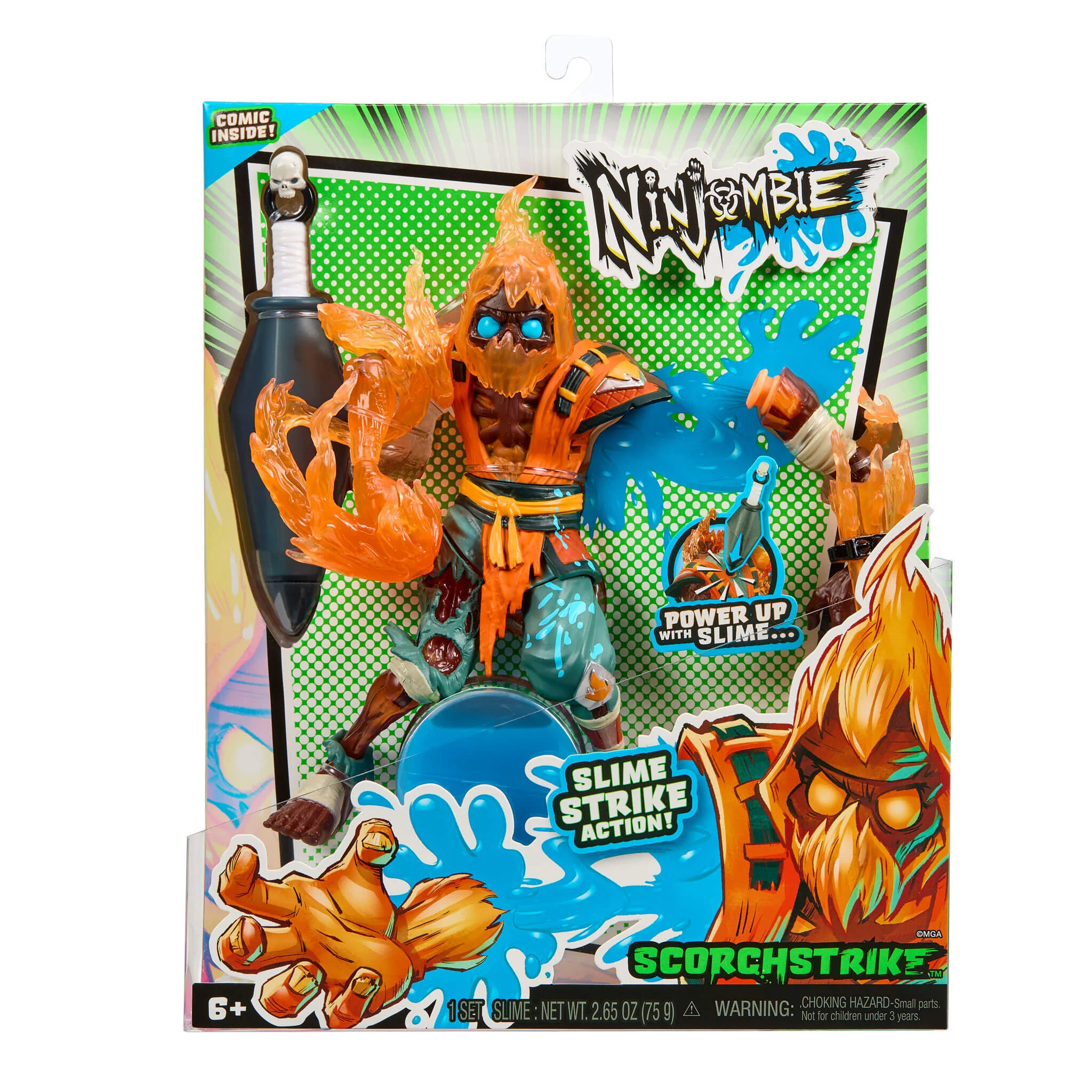 Ninjombie Action Figure - Scorchstrike - Image 4