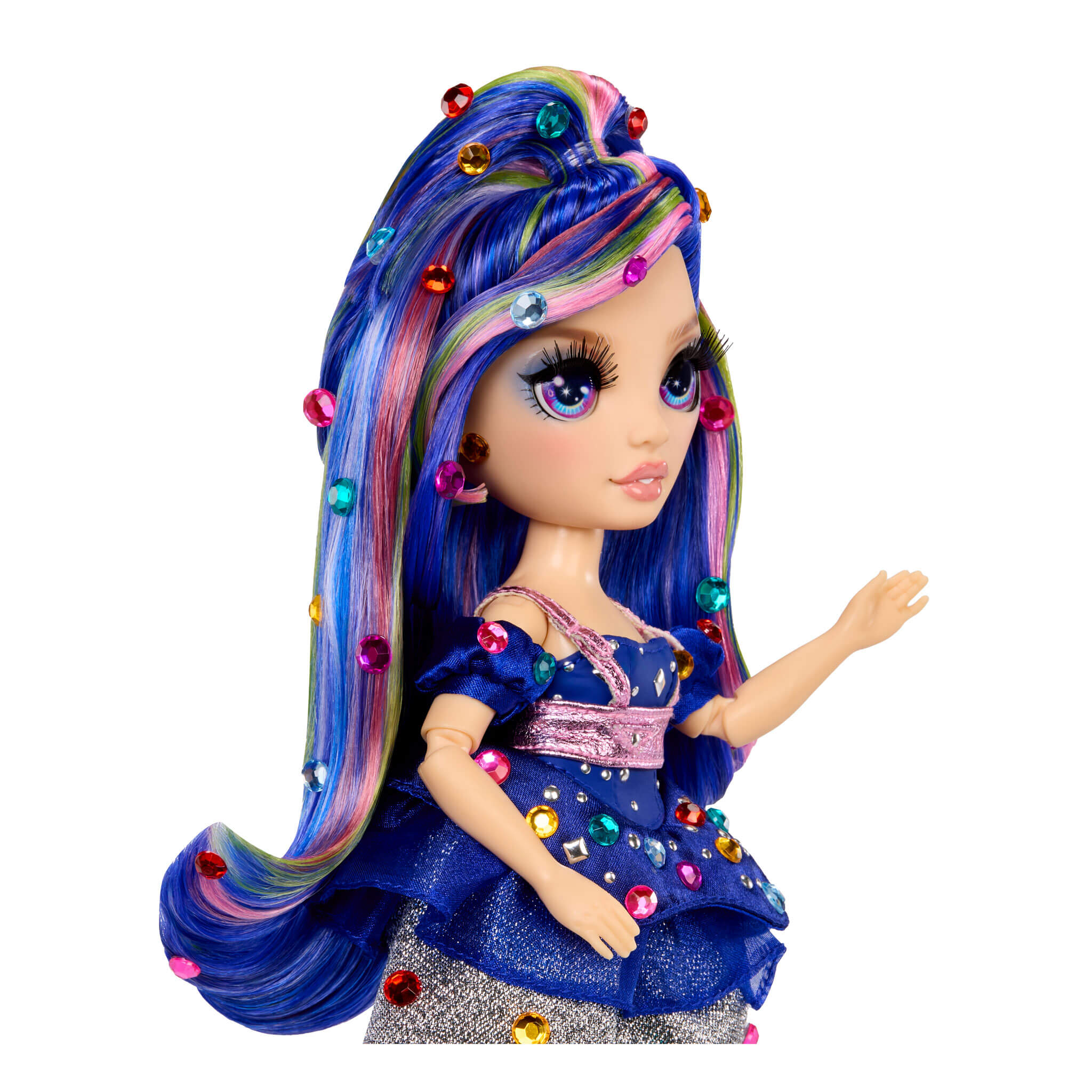 Rainbow High Be Dazzling Fashion Dolls- Genevieve Bleue, 11" Fashion Doll - Image 4