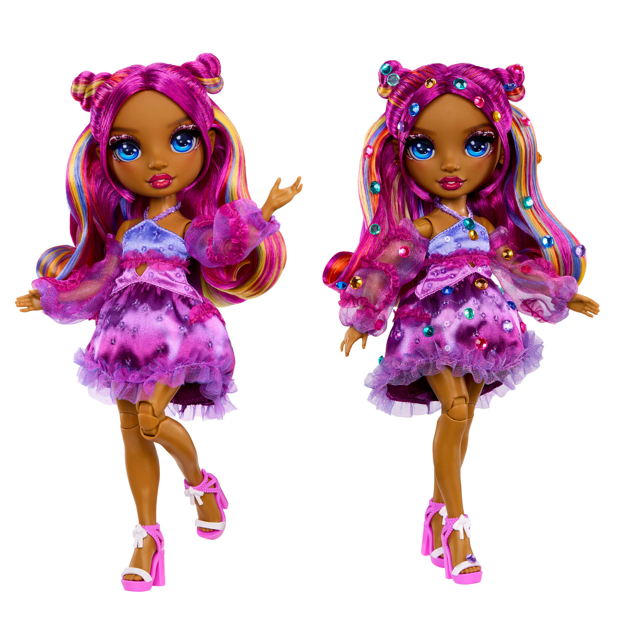 Rainbow High Be Dazzling Fashion Dolls - Noemie Violette, 11" Fashion Doll - Image 3