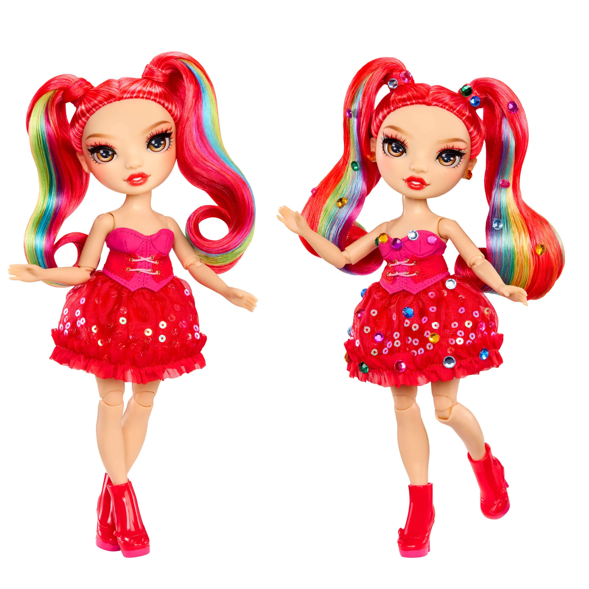 Rainbow High Be Dazzling Fashion Dolls - Vivienne Rouge, 11" Fashion Doll - Image 3